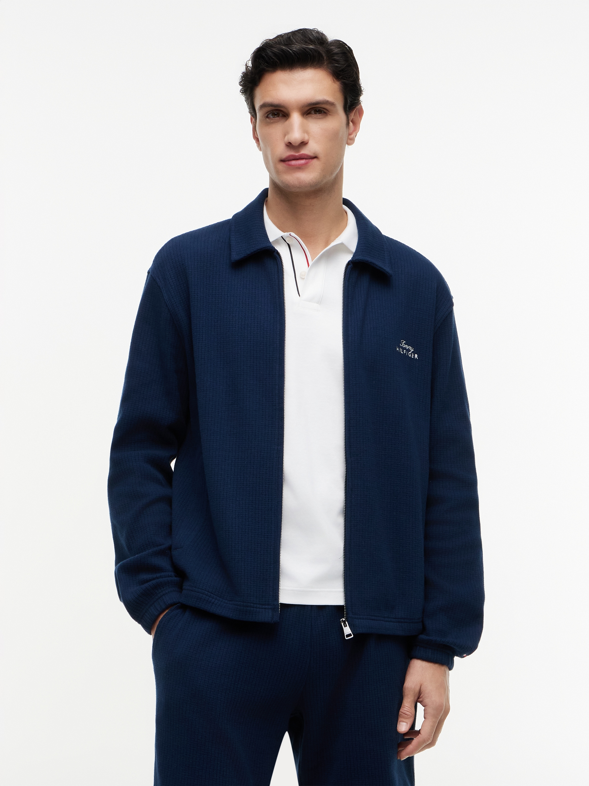 Image of Tommy Hilfiger Sweatjacke "SUMMER TEXTUR"