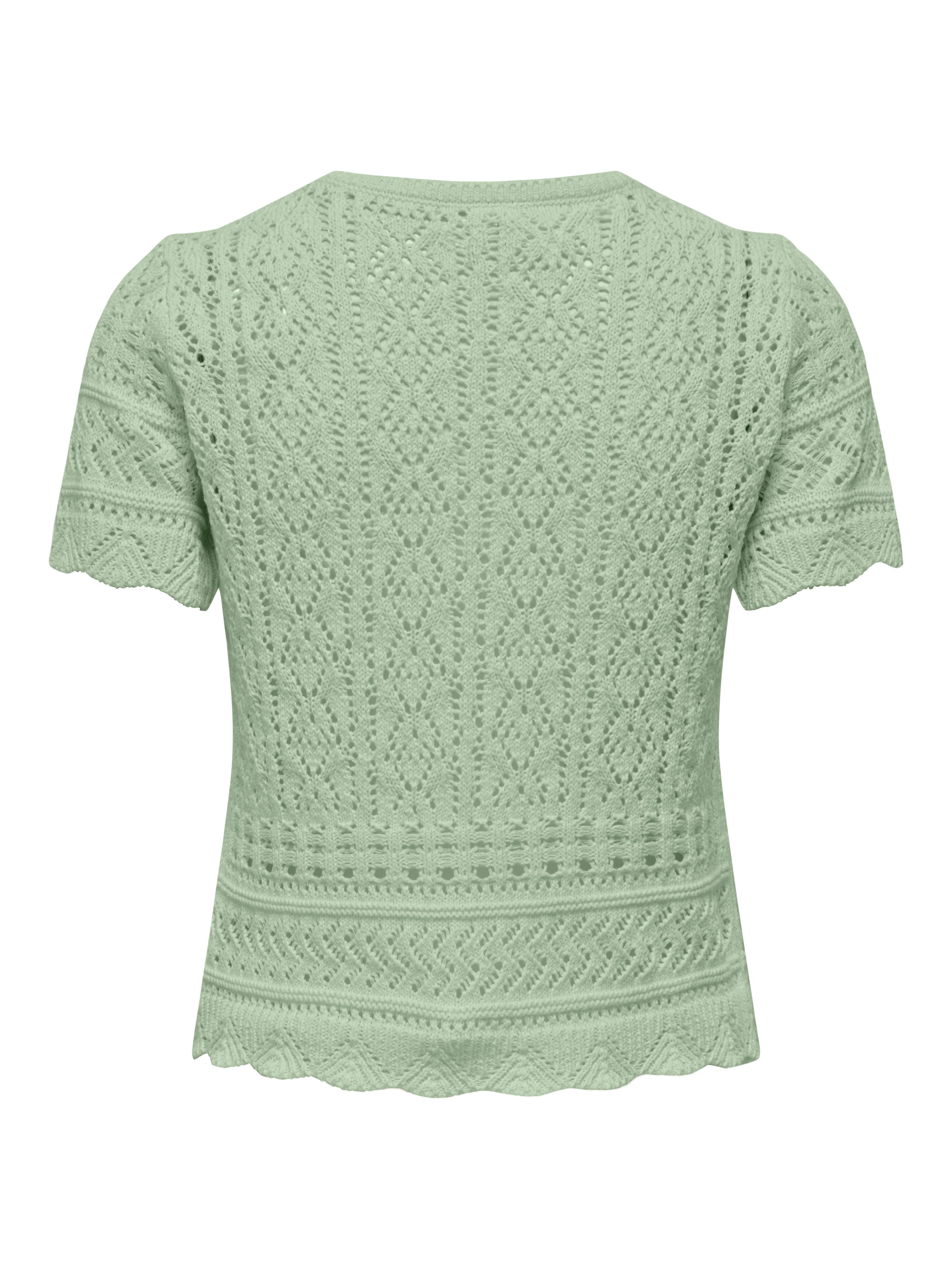 ONLY Kurzarmpullover »ONLELKE LIFE SS STRUCTUR O-NECK KNT NOOS«