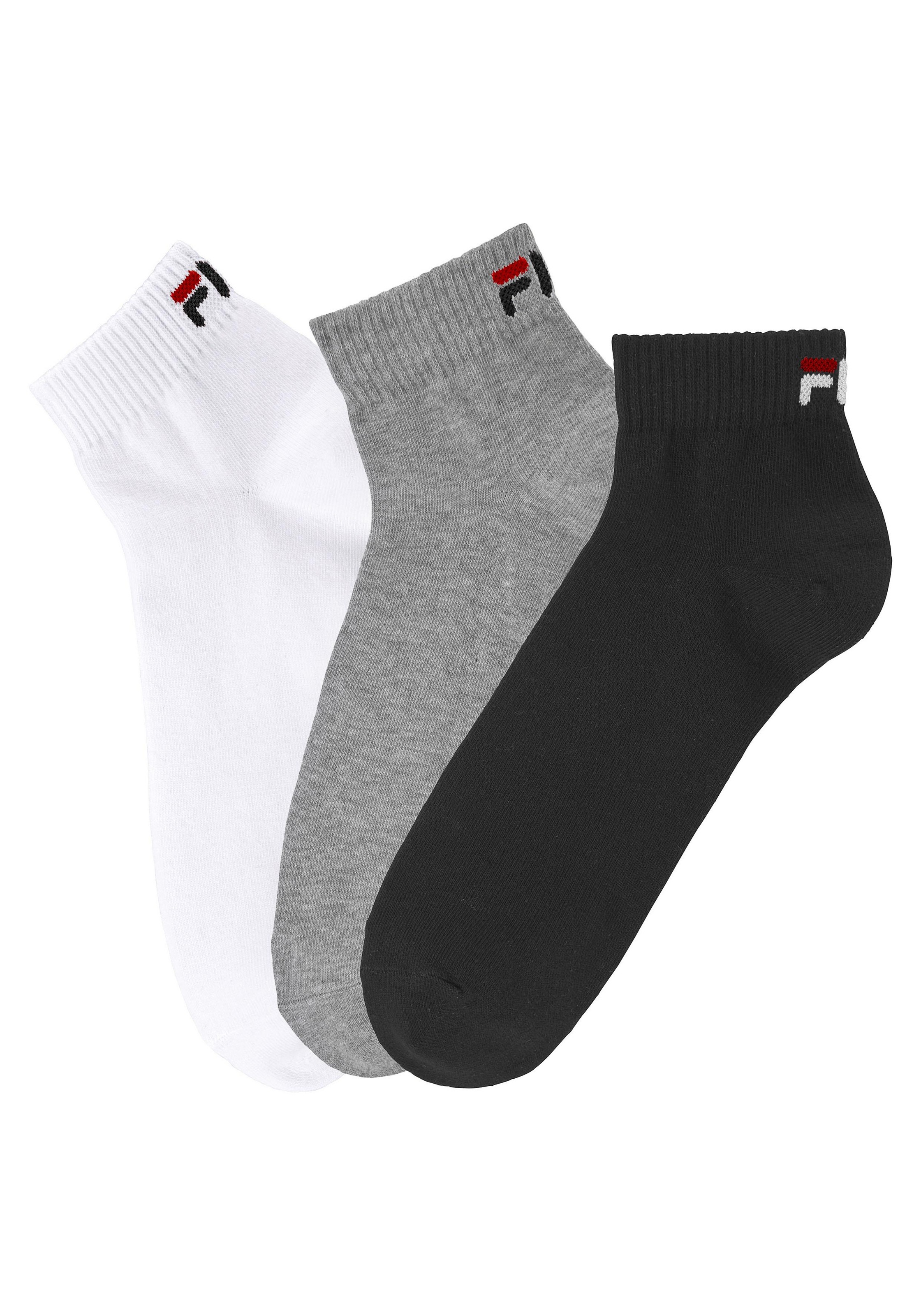 Image of Fila Kurzsocken, (3 Paar), mit Logostickerei bei Ackermann Versand Schweiz