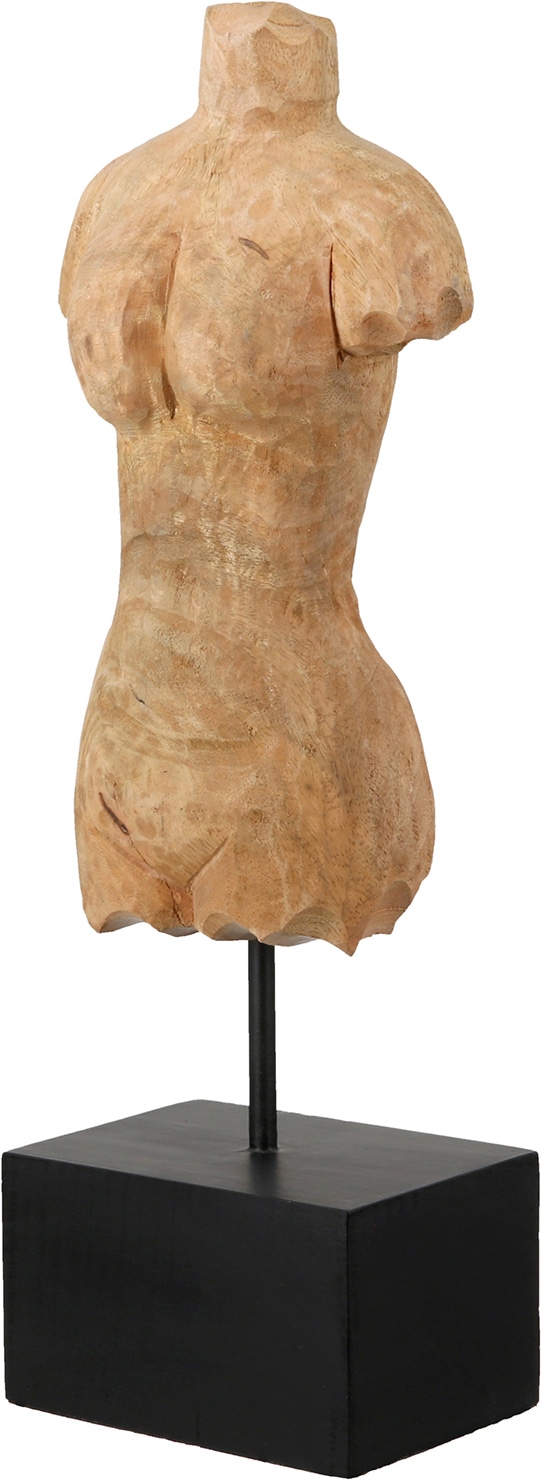 Image of GILDE Skulptur "Skulptur Torso naturfarben" Torso abstrakte Skulptur dekorativer Aufsteller Wohnaccessoire