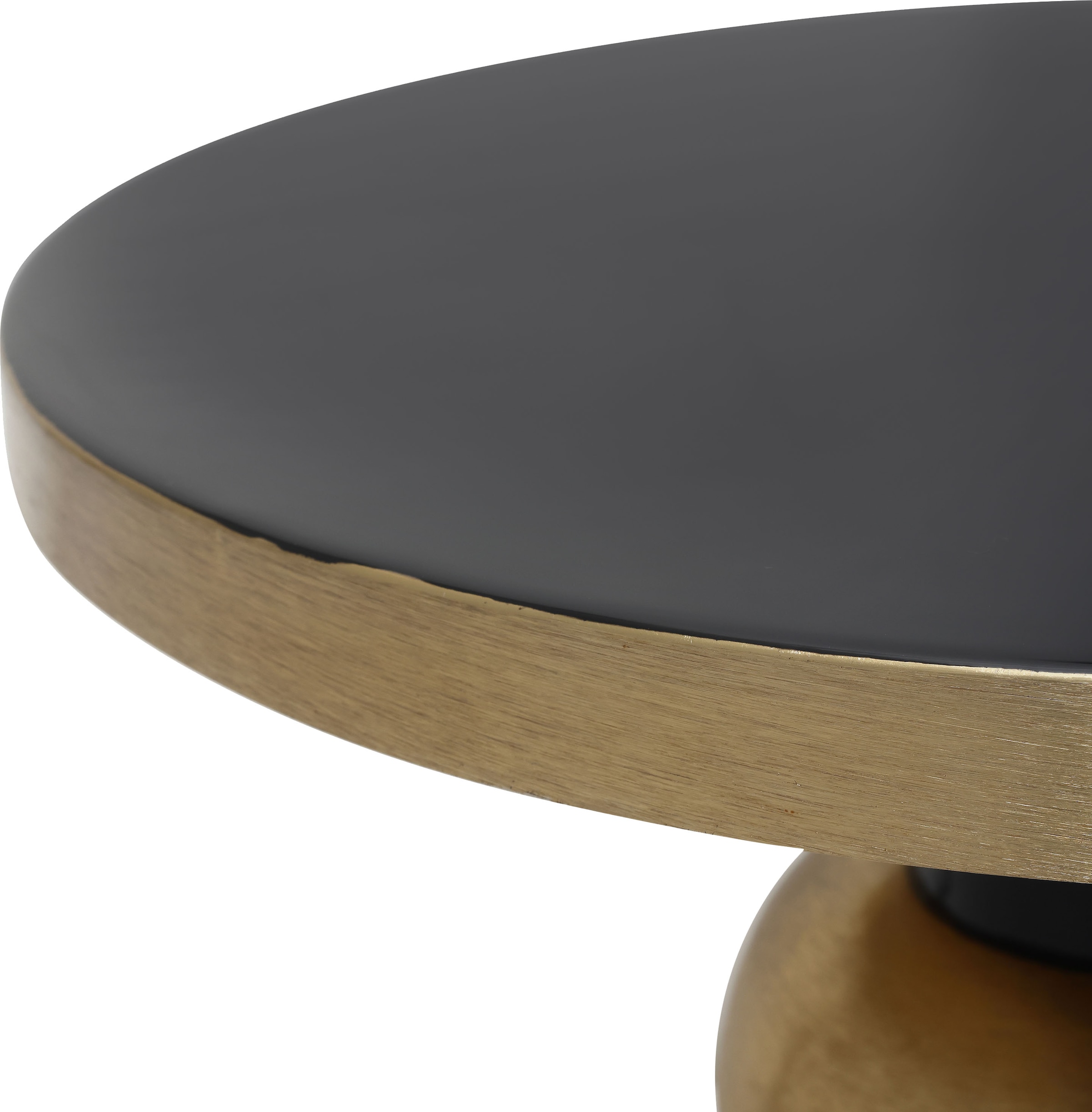 Kayoom Beistelltisch »Art Deco 2025, Beistelltisch aus Eisen, dekoratives Design«, (1 St.), Handarbeit, lackierter Tisch mit Metalleffekten, dekorativ