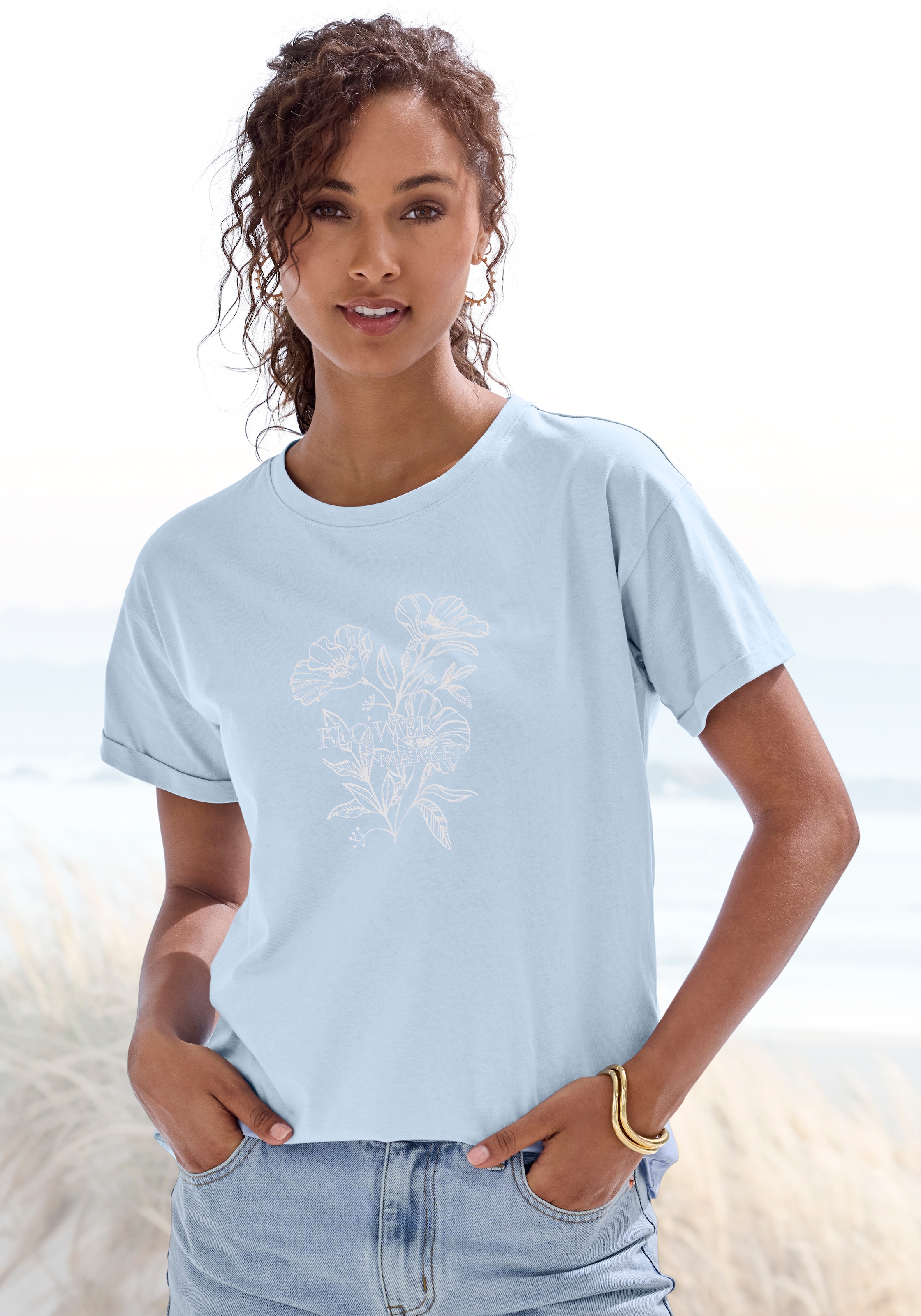 Image of Vivance T-Shirt "mit Frontdruck" aus hochwertiger Baumwoll-Qualität