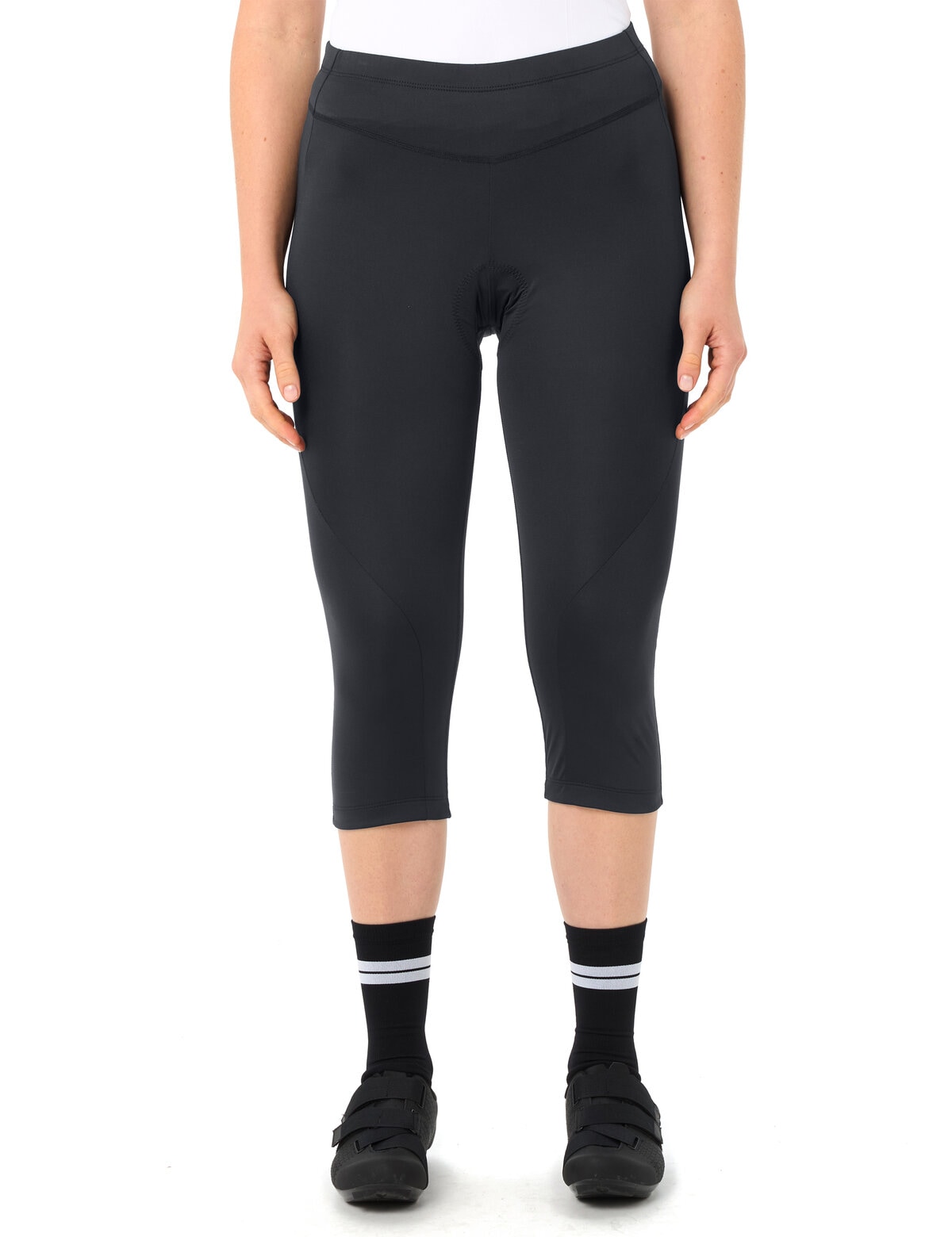 Image of VAUDE Fahrradhose "WOMENS MATERA 3/4 TIGHTS" für vielseitige Sport- und Outdooraktivitäten, mit Sitzpolster