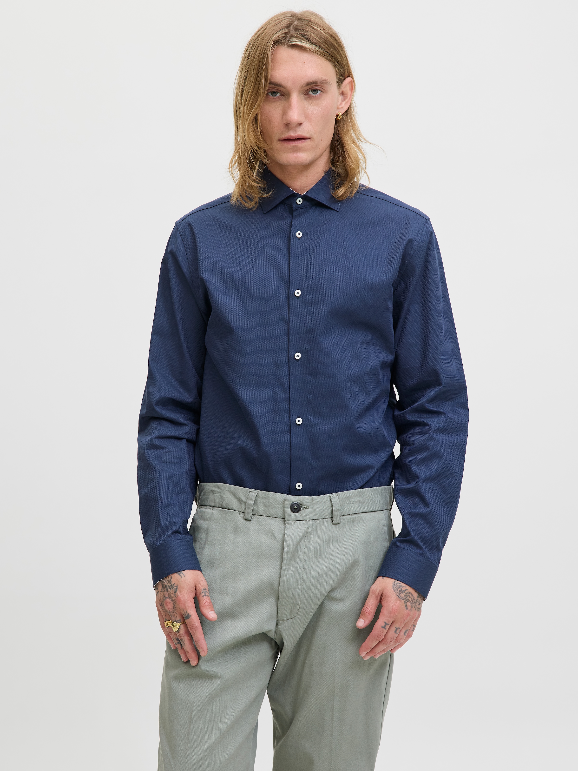 Image of Jack & Jones Langarmhemd "JPRBLAPARKER DETAIL L/S SHIRT NOOS"