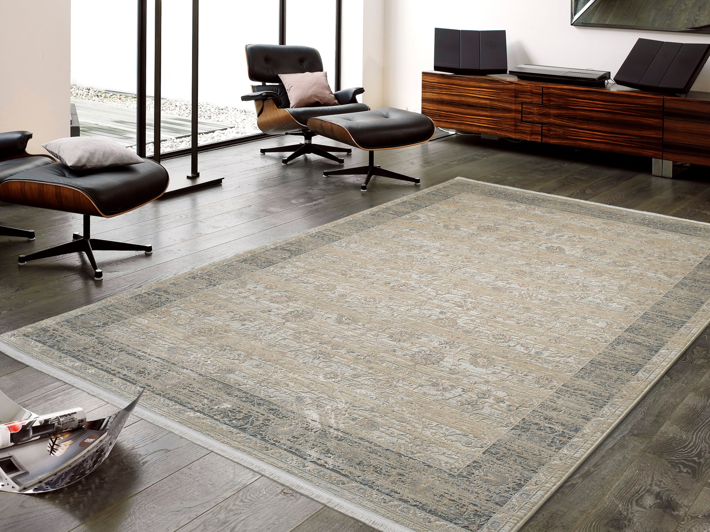 OCI DIE TEPPICHMARKE Teppich »HORUS NIMA« rechteckig 8 mm Höhe 3-D Optik, Vintage Optik, feine Fransen, Wohnzimmer