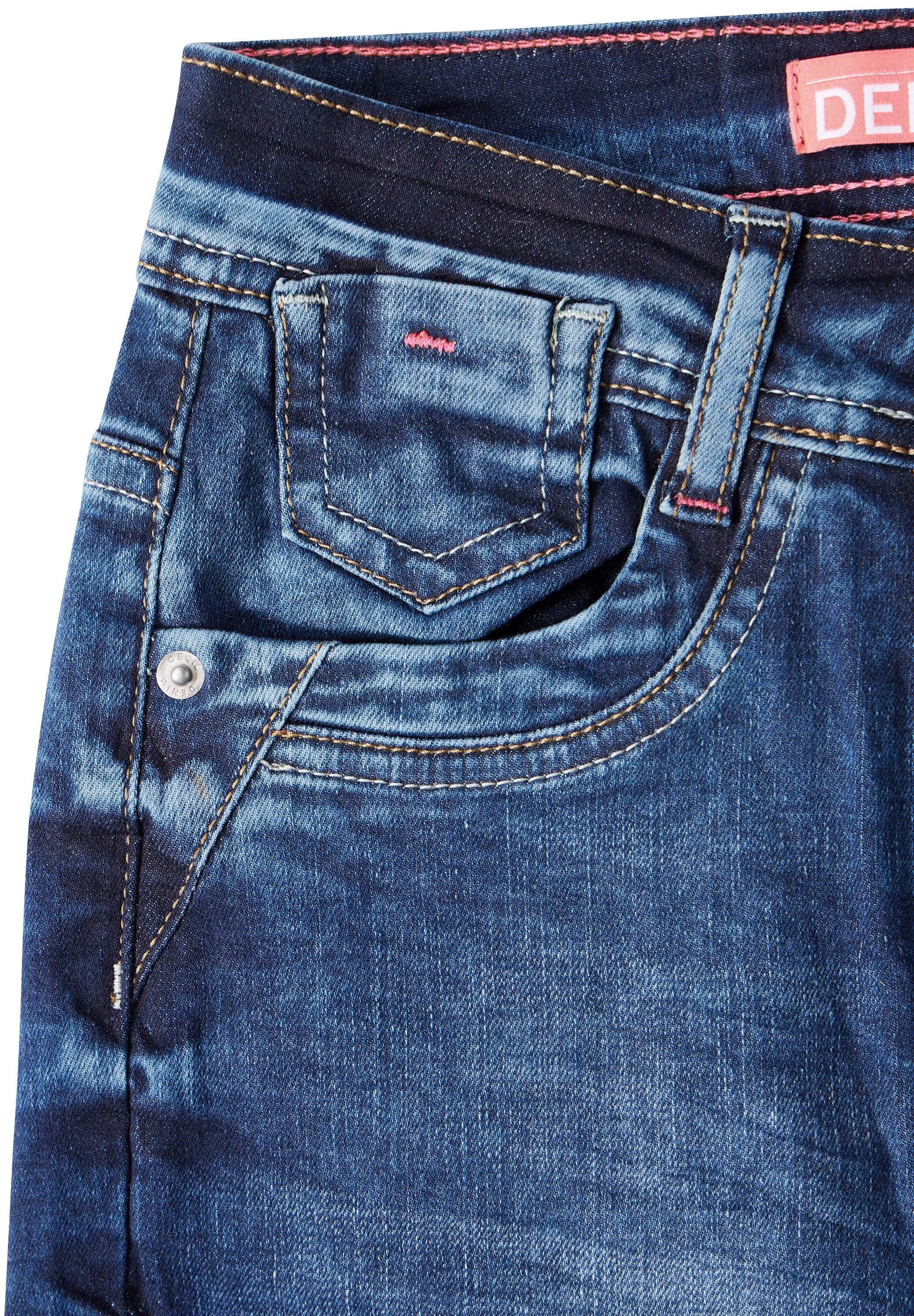 Cecil Slim-fit-Jeans »TORONTO«, im Five-Pocket Style