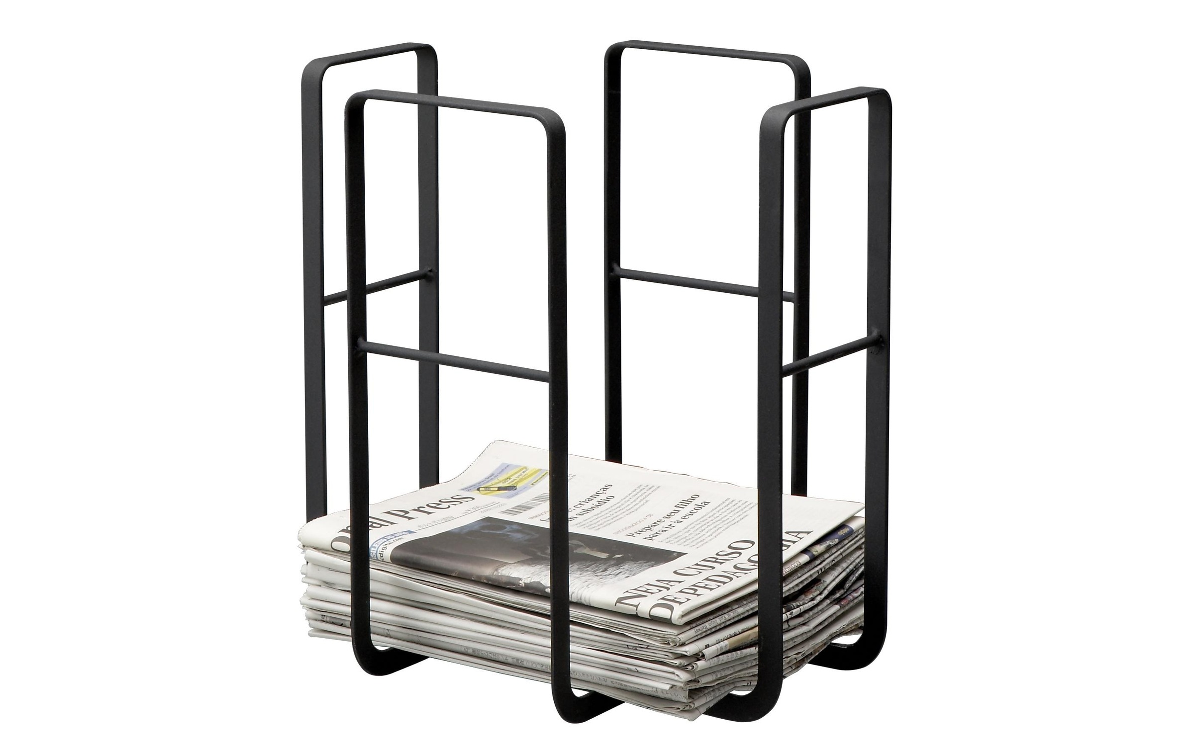 Yamazaki Zeitungsständer »News Rack Tower Schwarz«