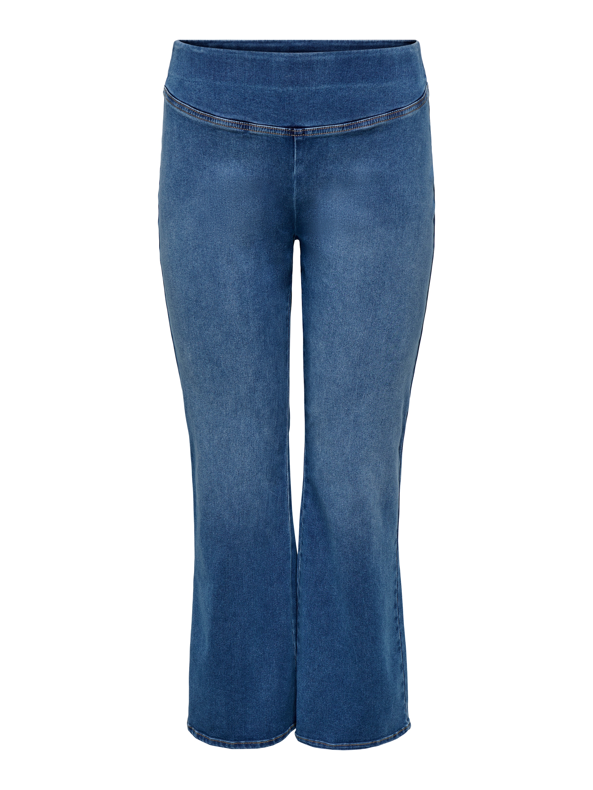 ONLY CARMAKOMA Jeansleggings »CARROYAL MID WAIST FLARED LEGGING«