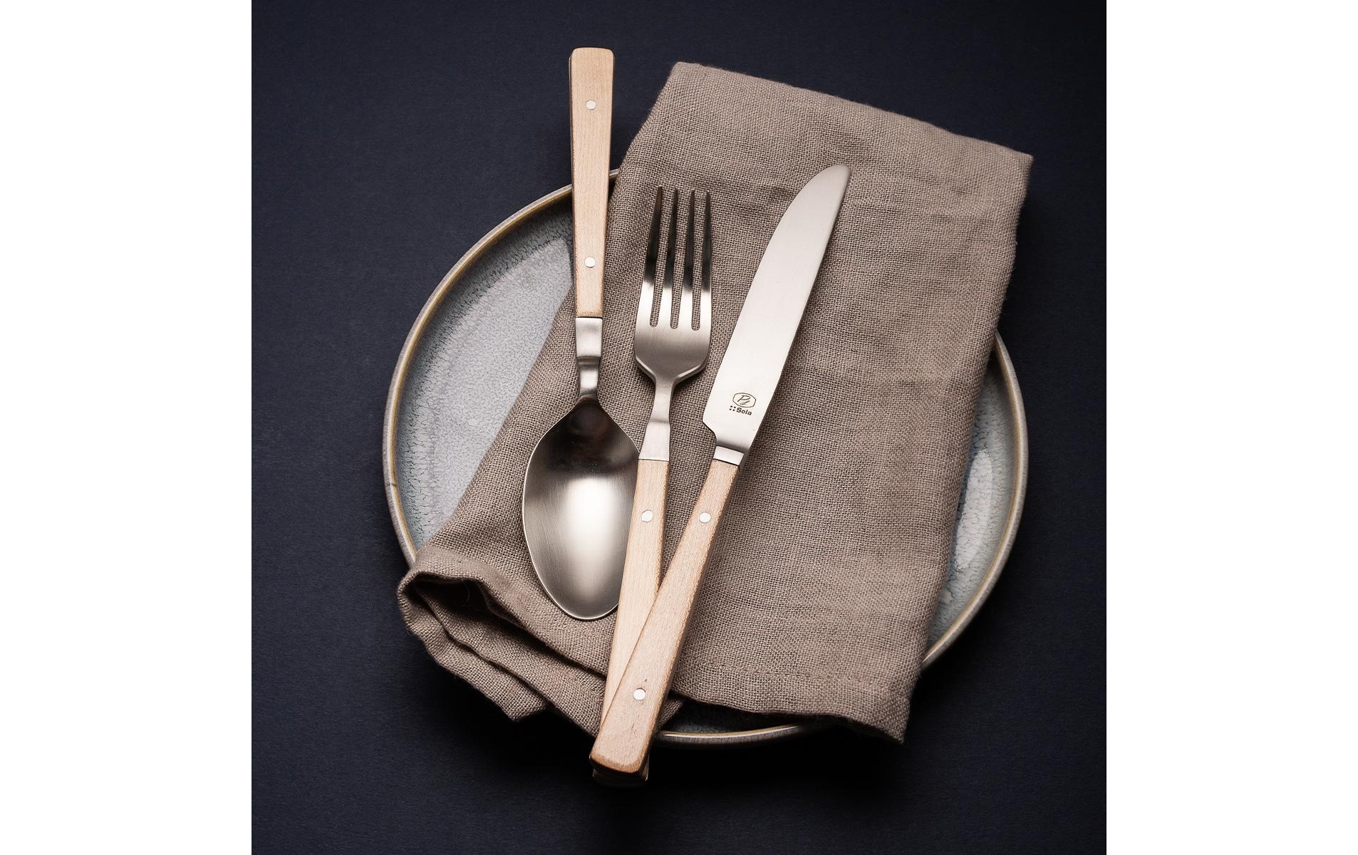 Sola Set de couverts »Image Maple Wood 24-tlg.«