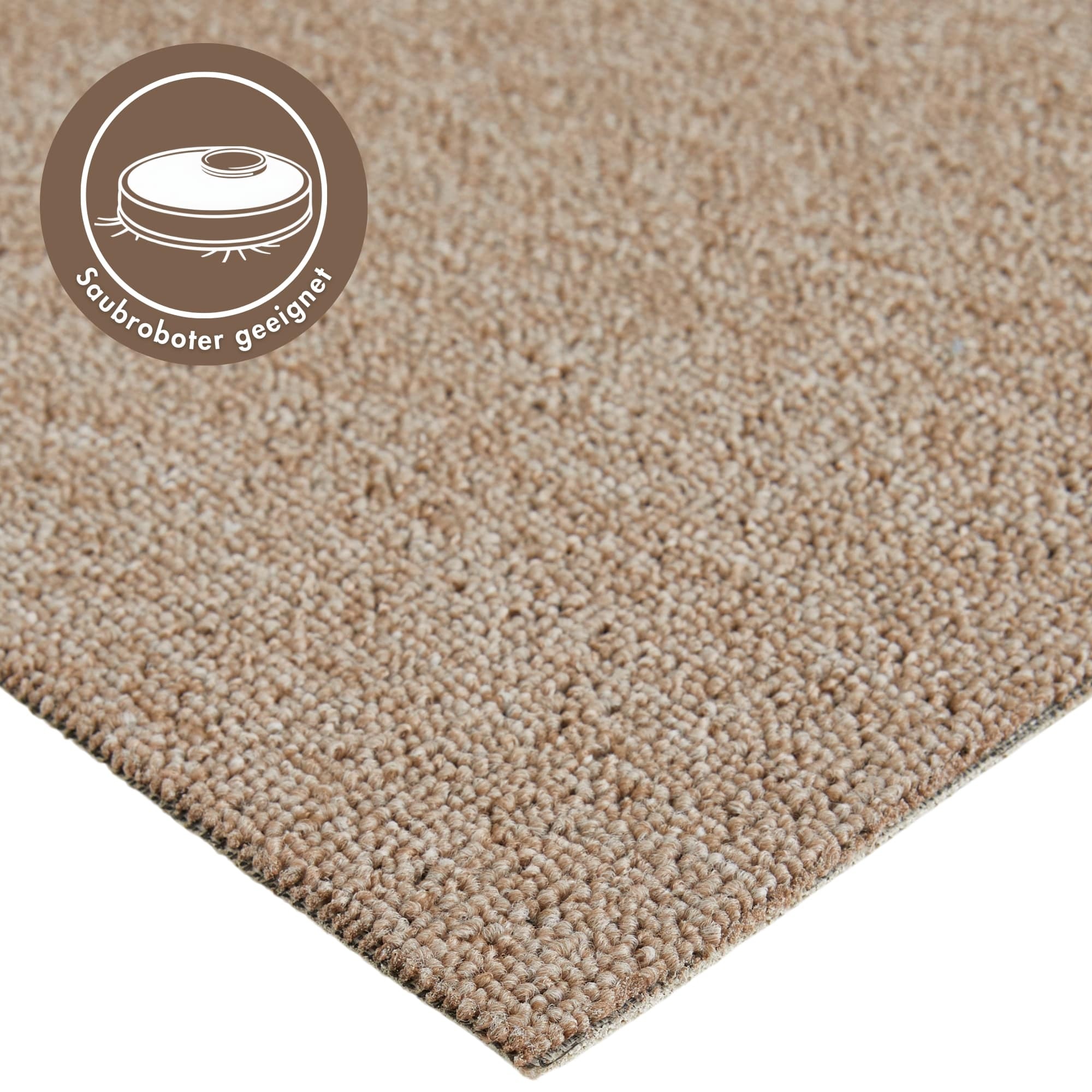 Andiamo Teppichboden "Bob, Feinschlinge, Gesamthöhe 4,5 mm, Luxusklasse LC1" rechteckig meliert, Breite 200 oder 400 cm, strapazierfähig, pflegeleicht