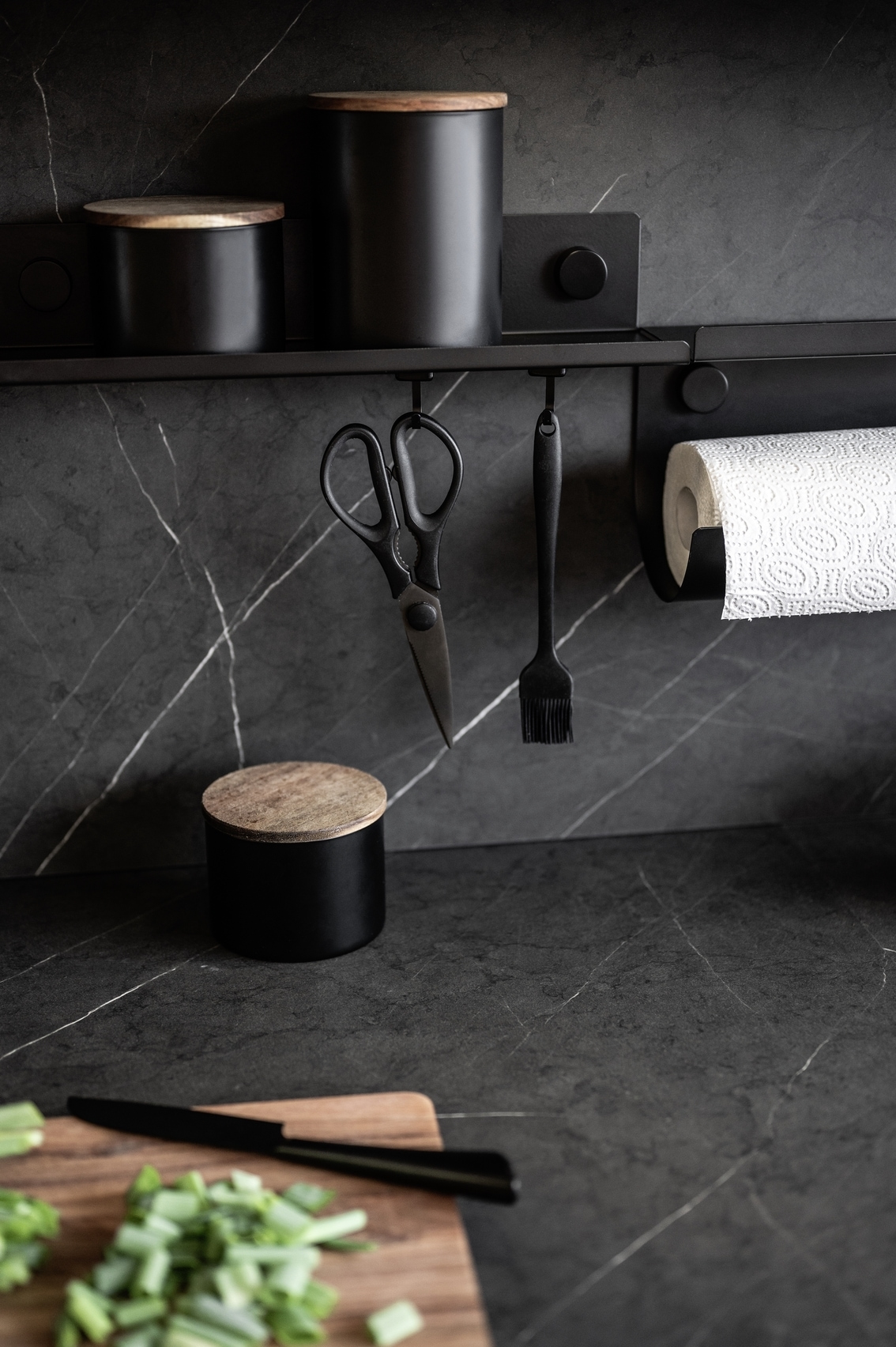 WENKO Etagère à épices »Modell Jet M« Regal für die Wand, Industrial Style, pulverbeschichtetes Metall