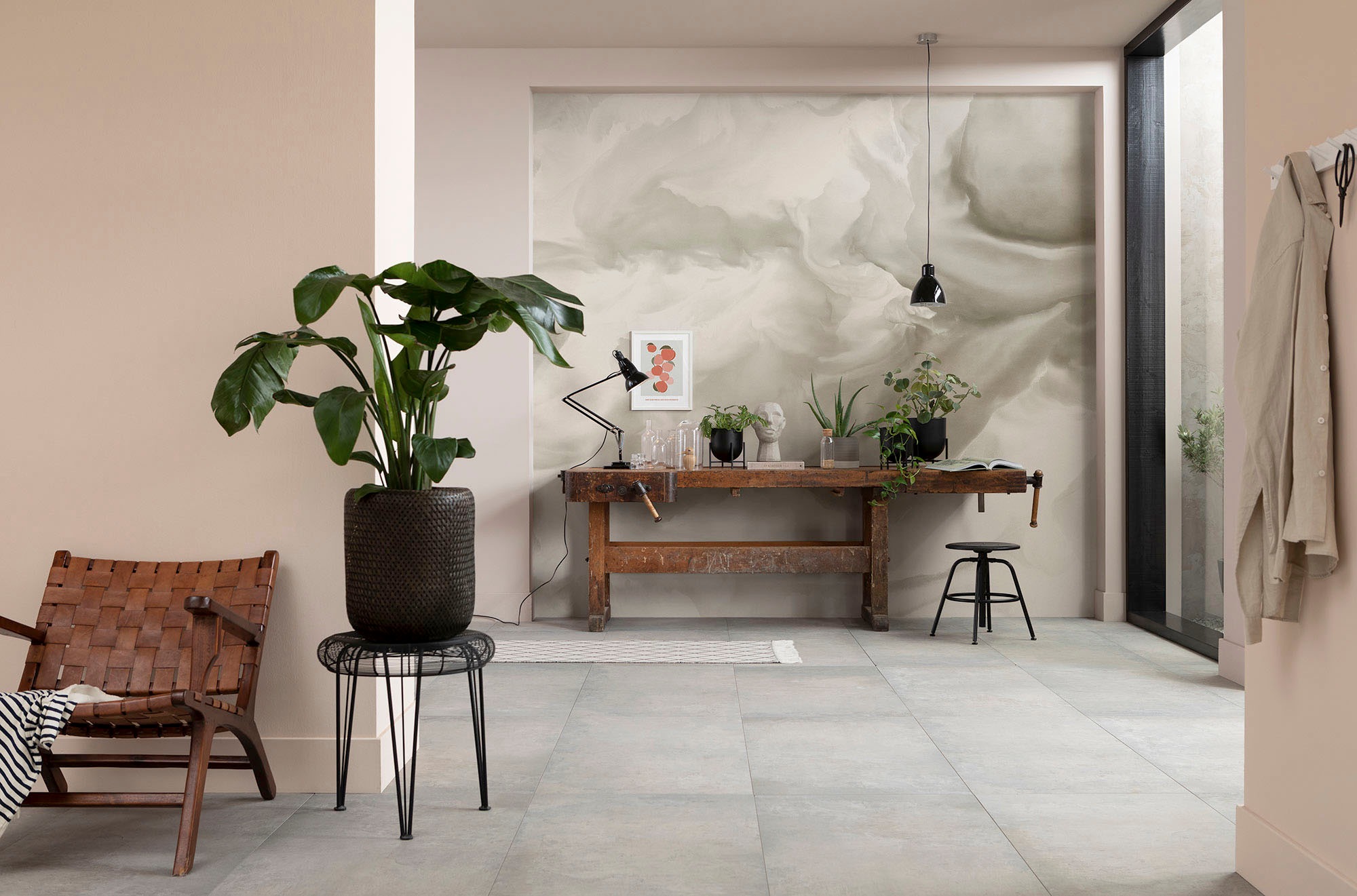 Komar Papier peint intissé »Digitaldruck Vlies -  Soulful Sanctuary - Grösse 300 x 250 cm« imprimé Wohnzimmer, Schlafzimmer