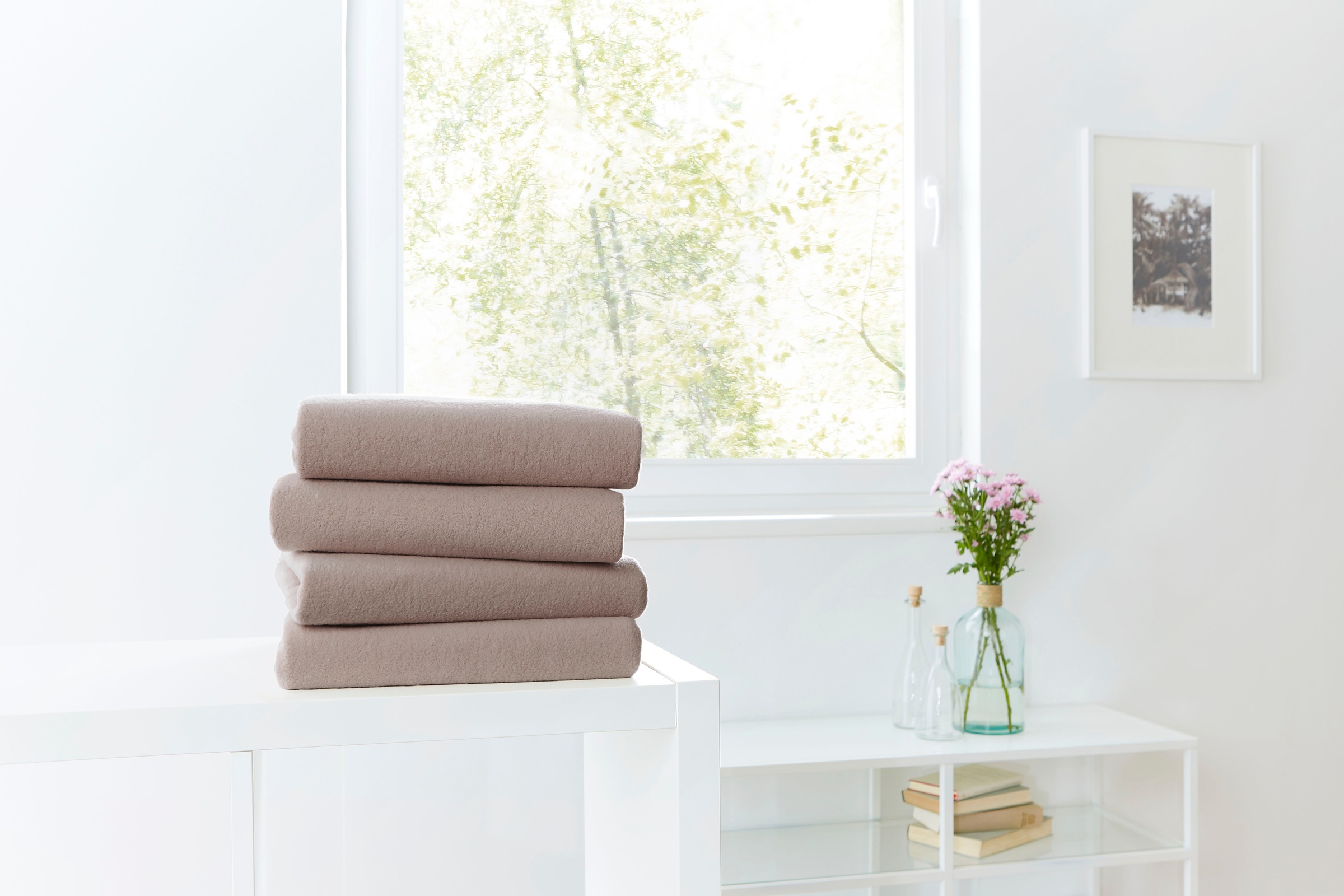 Primera Spannbettlaken »Teddy Flausch«, 80% Baumwolle, für Matratzen bis 20 cm Höhe, kuschelig warm im Winter