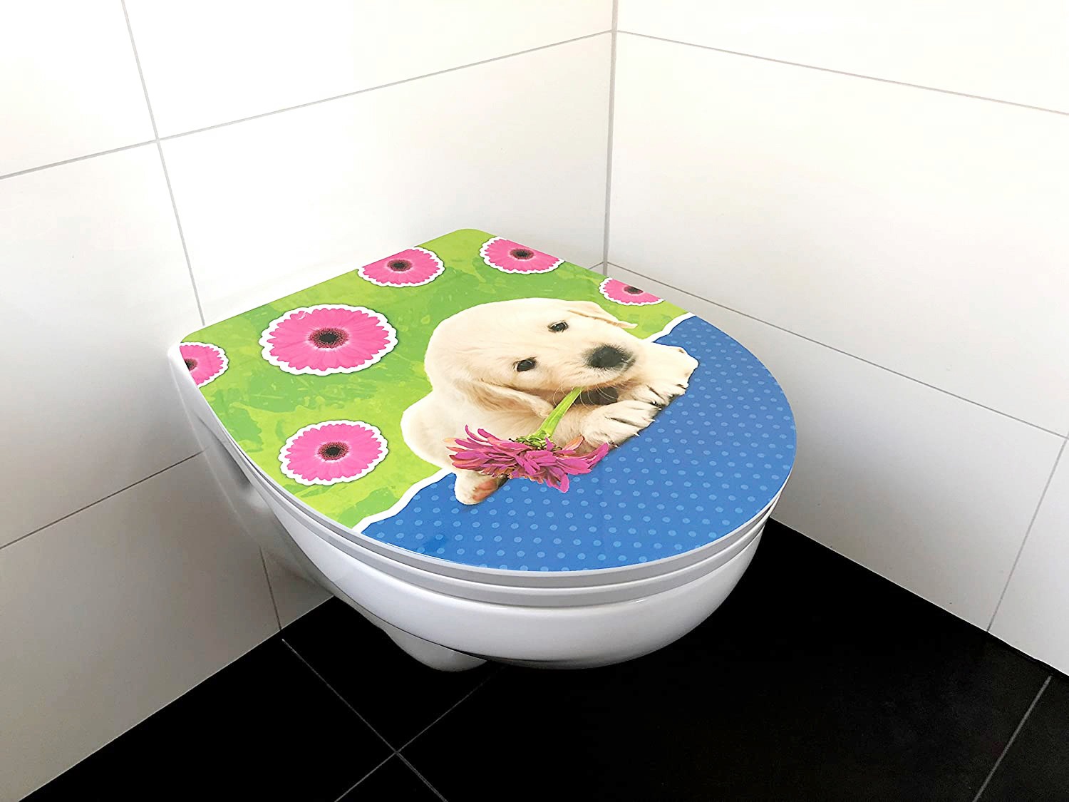 ADOB WC-Sitz "Puppy" Absenkautomatik, zur Reinigung auf Knopfdruck abnehmbar