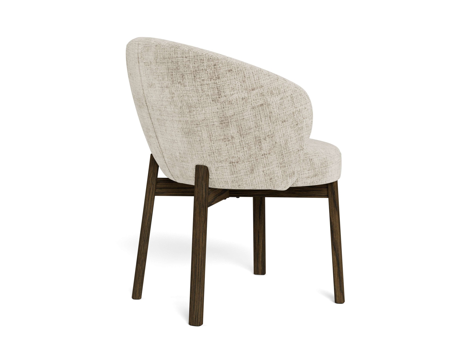 ACTONA GROUP Chaise de salle à manger »Polsterstuhl« (Ensemble) 2 cuisChaise, tissu beige, accoudoirs, rembourrage, pieds ronds en chêne, FSC™