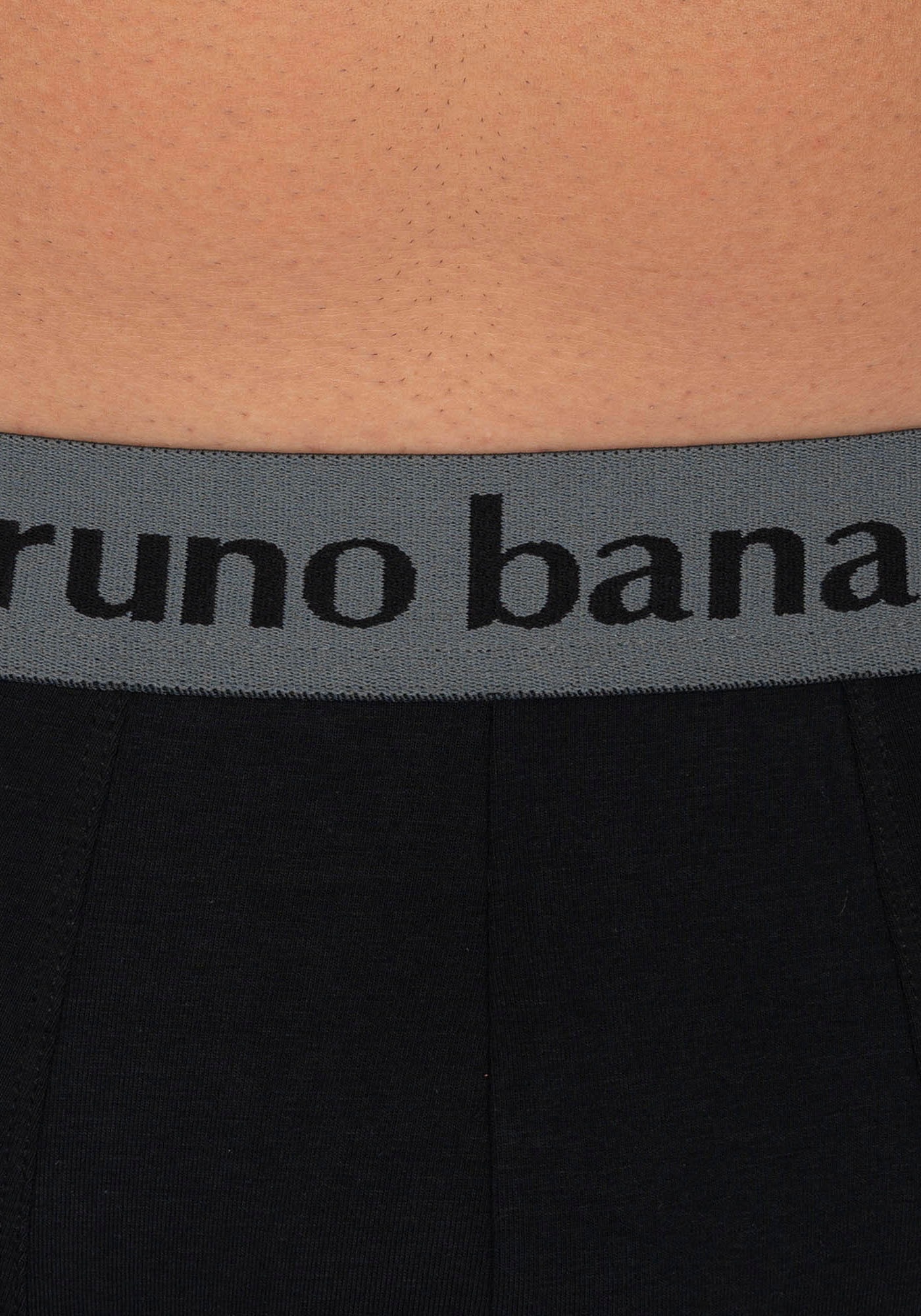 Bruno Banani Boxer »Flowing«, (2er Pack), mit kontrastreichem Logobund
