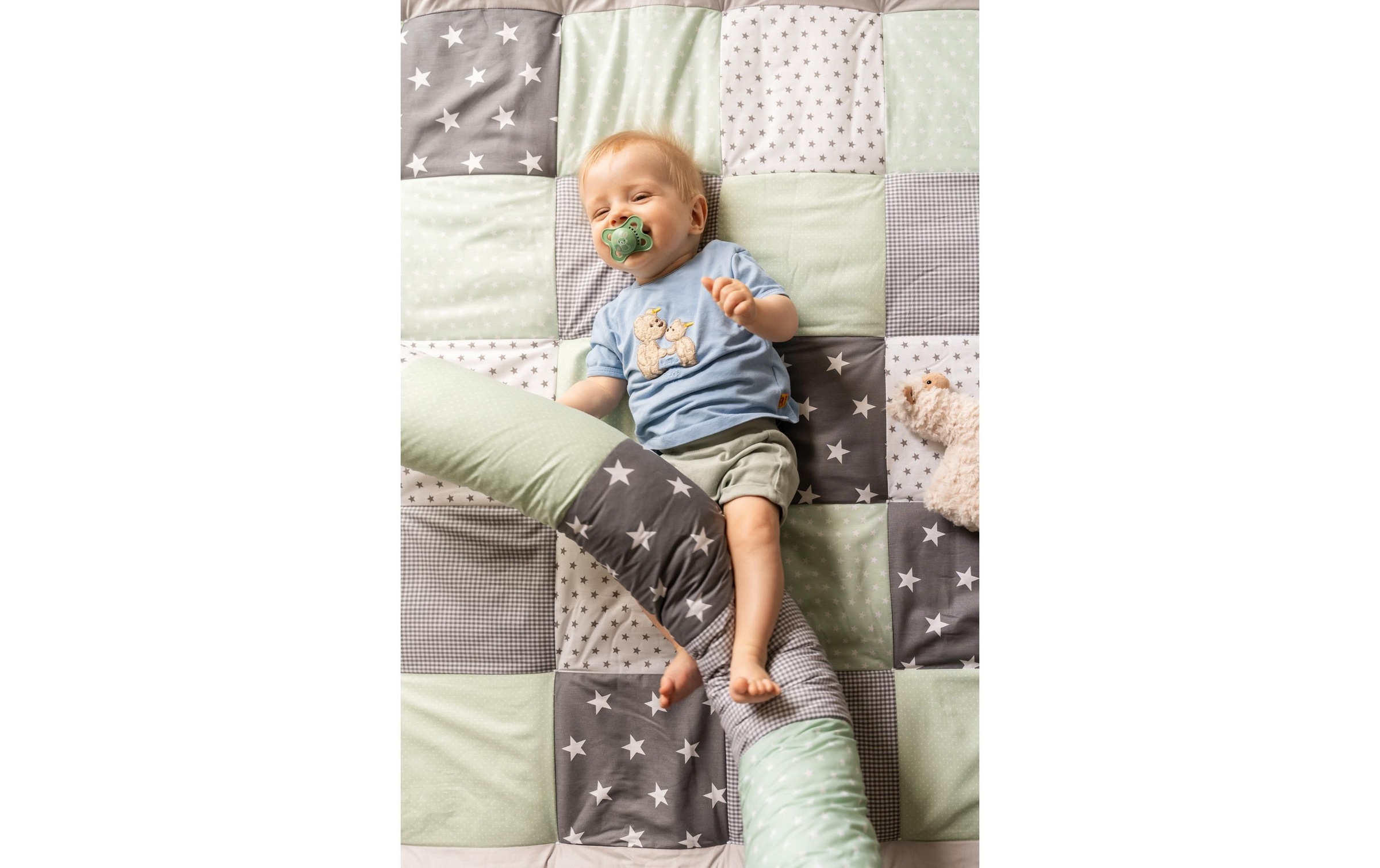 Bettnestchen »Ullenboom Mint/Grau 160 cm«