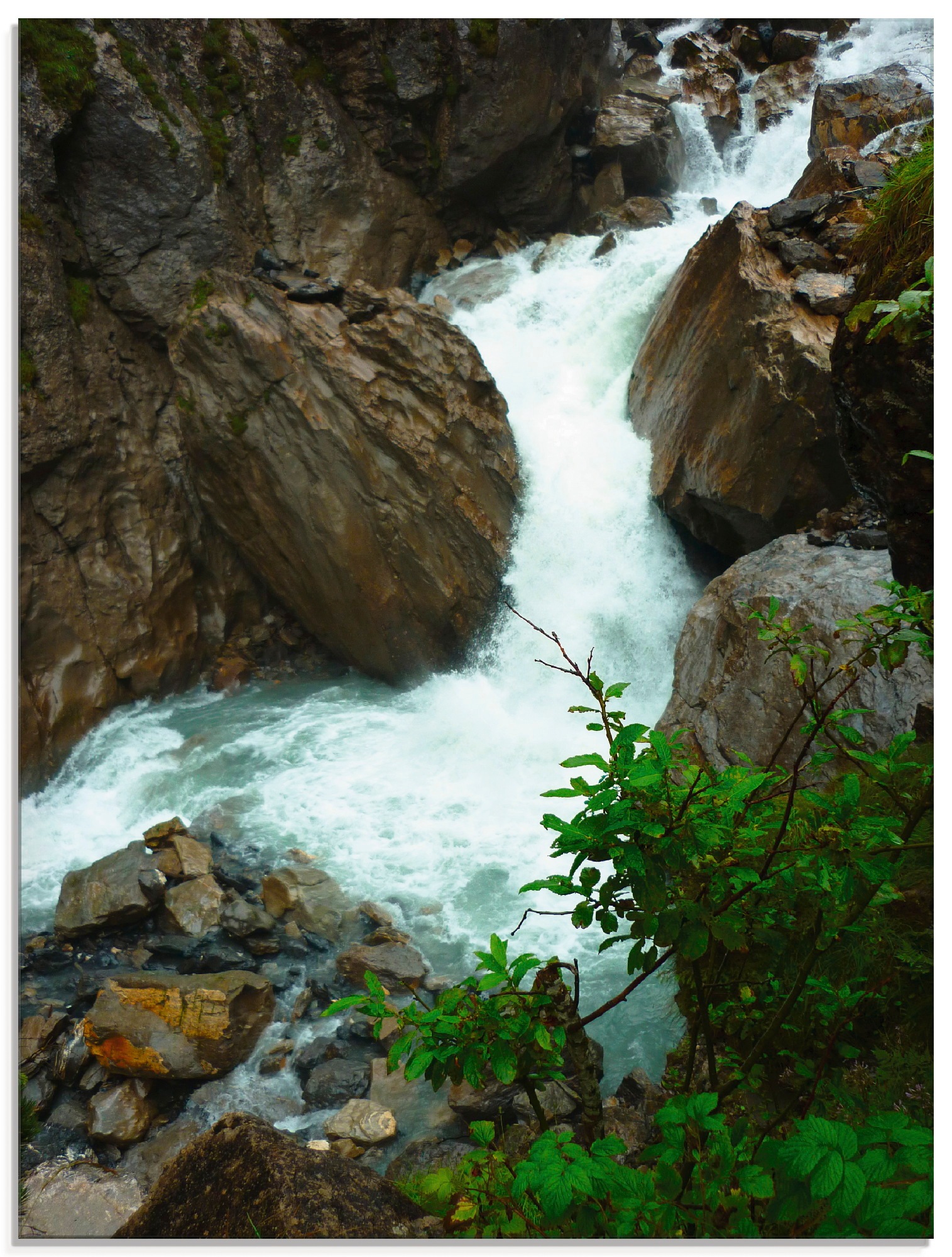Image of Artland Glasbild »Wasserfall bei Kandersteg«, Gewässer, (1 St.) bei Ackermann Versand Schweiz