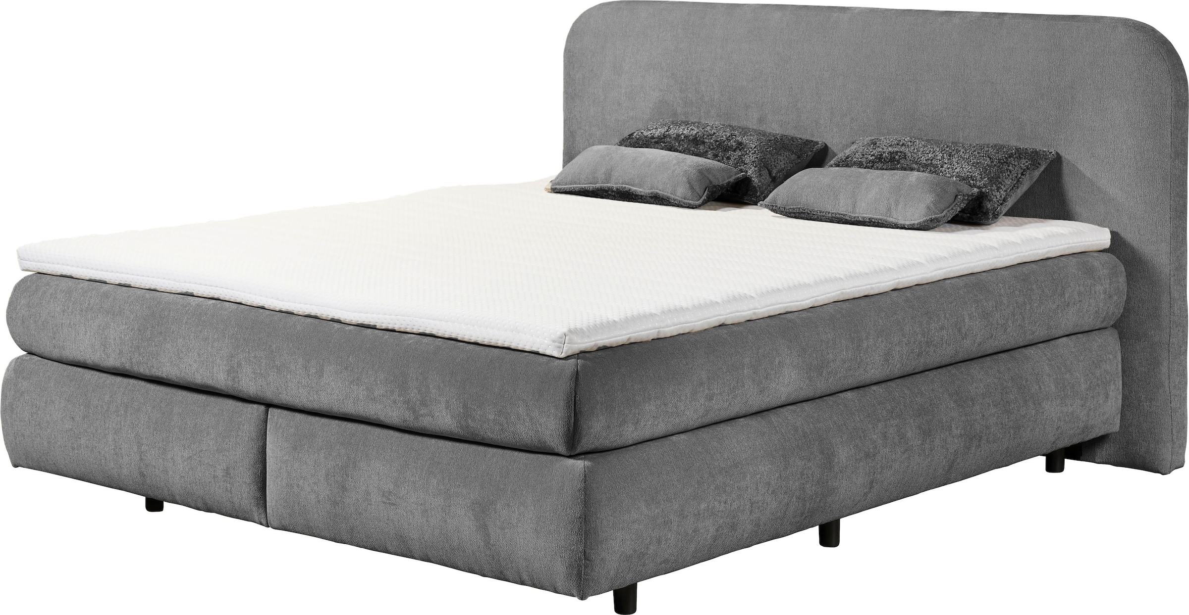 ED EXCITING DESIGN Lit boxspring »ELBRUS in der Breite 180cm, inkl. Topper« disponible en plusieurs couleurs