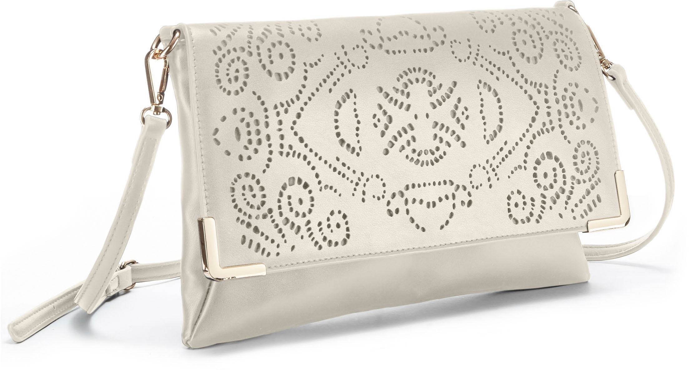 Vivance Umhängetasche, Clutch, Abendtasche, Minibag, Handtasche, Schultertasche VEGAN