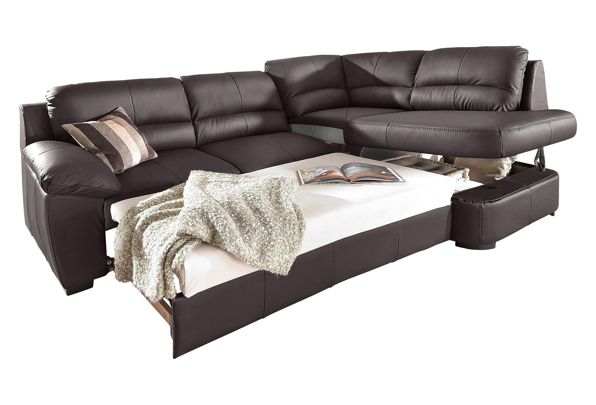 COTTA Ecksofa »Dani L-Form«, wahlweise mit Bettfunktion & Bettkasten