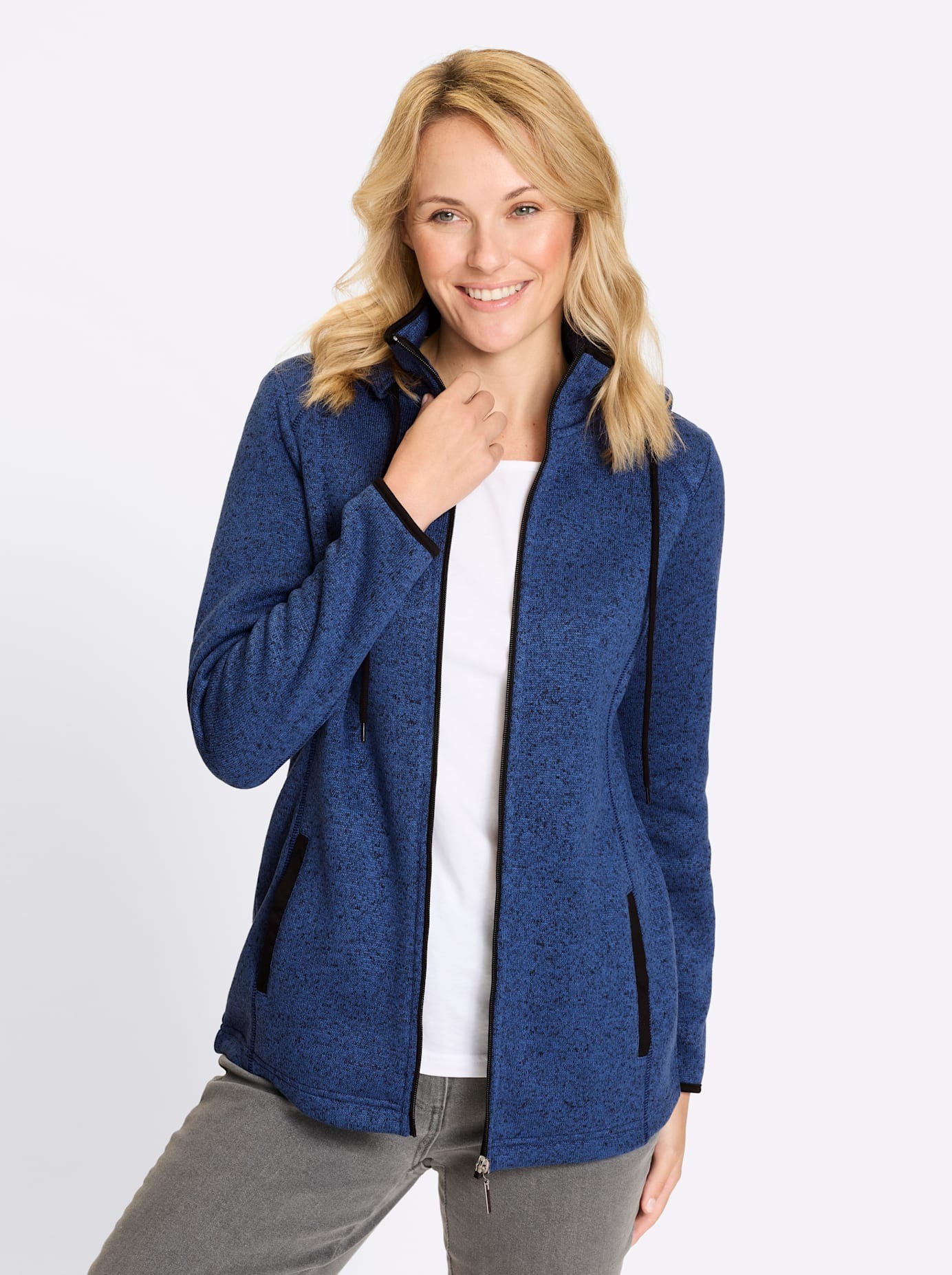 Classic Basics Langjacke mit Kapuze