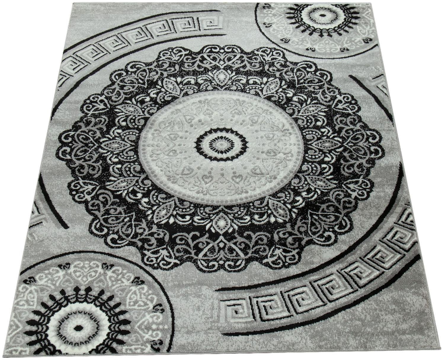 Image of Paco Home Teppich »Sinai 077«, rechteckig, 9 mm Höhe, Kurzflor, Ornamente in dezenten Farbtöne, ideal im Wohnzimmer & Schlafzimmer bei Ackermann Versand Schweiz