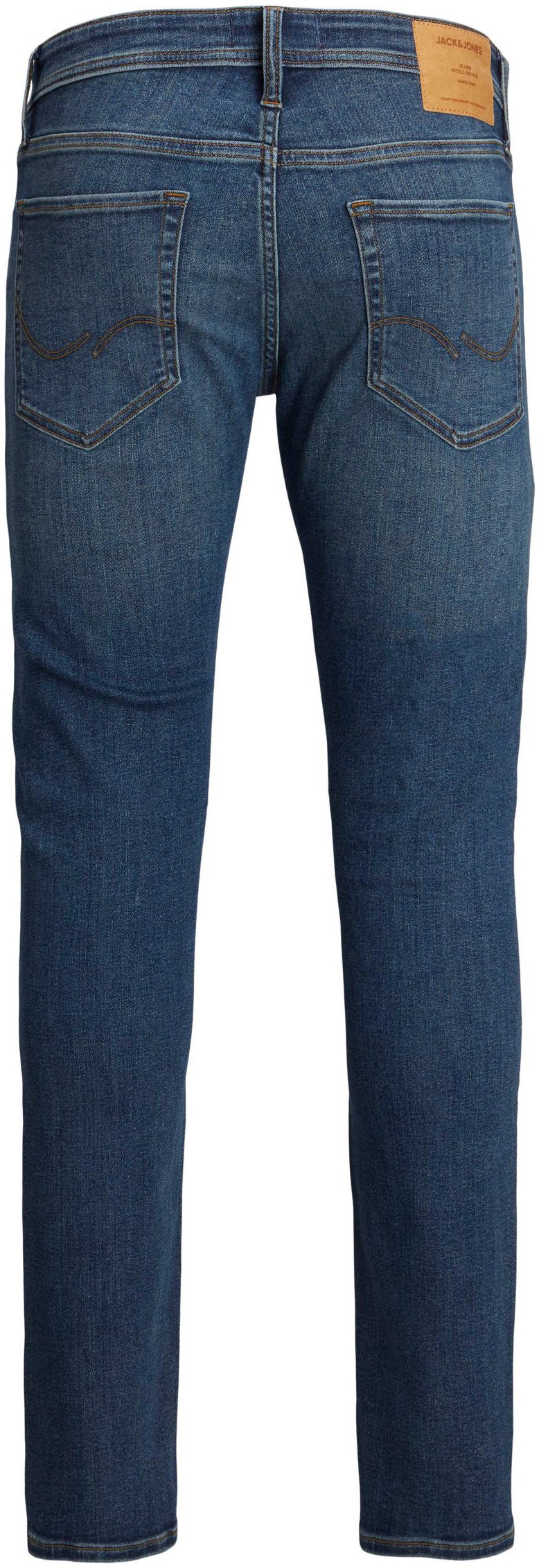 Jack & Jones Slim-fit-Jeans »JJIGLENN Slim-Fit mit Stretch und praktischer 5-Pocket-Form«, mit Abriebeffekten