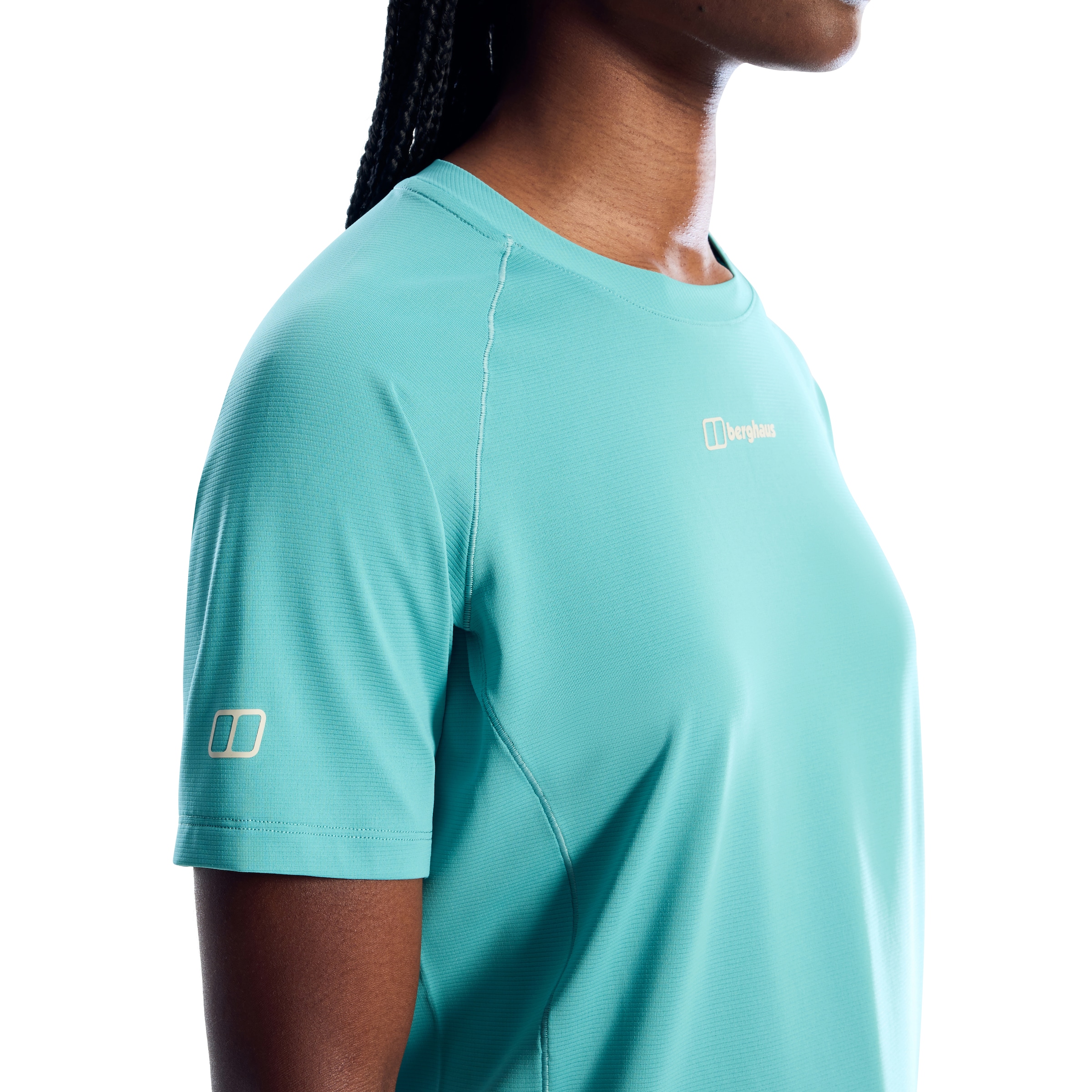 Berghaus T-shirt »BOWBURN TECH TEE AF« mit Rundhalsausschnitt, Kurzarm, für Sport- und Outdooranlässe