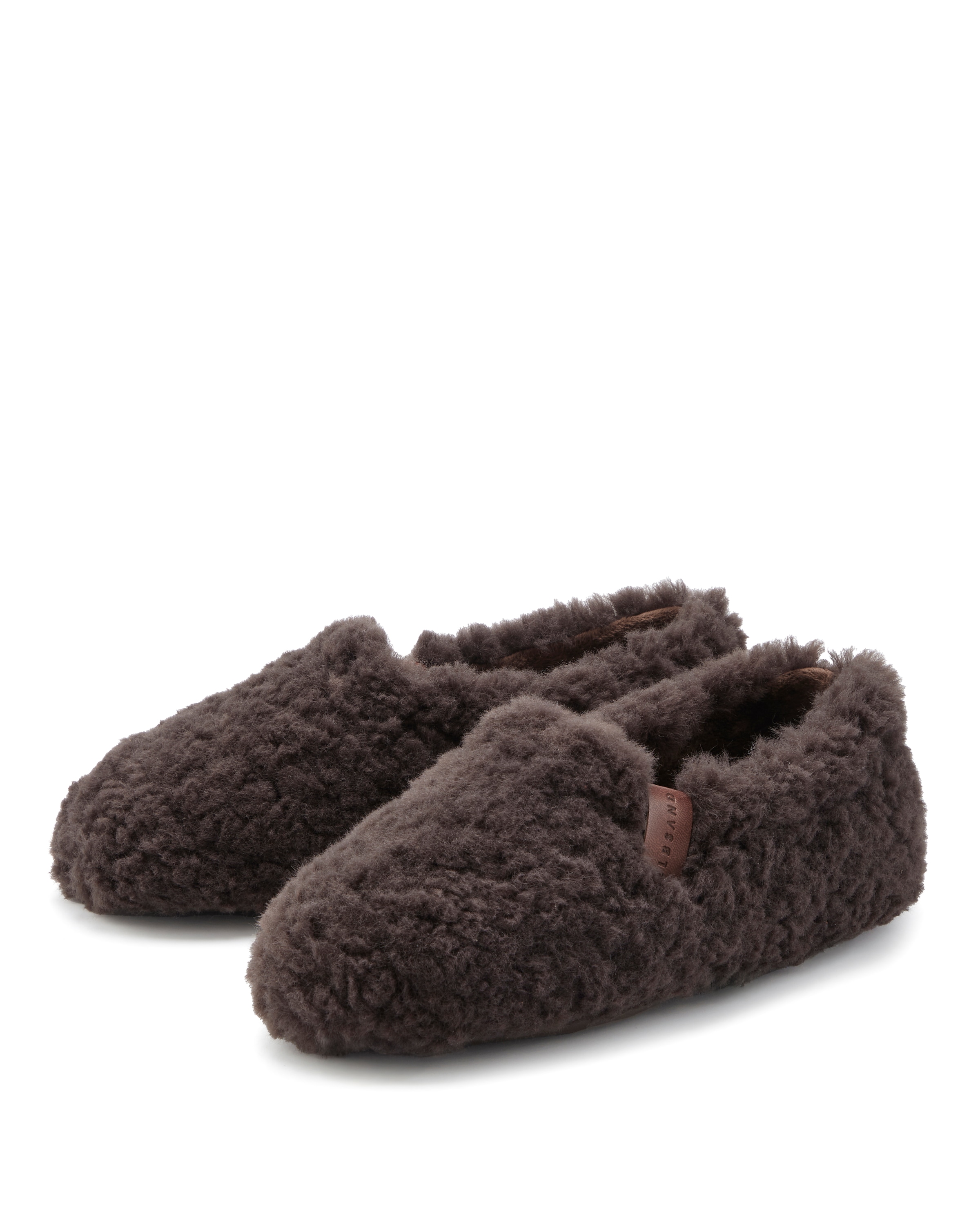 Image of Elbsand Hausschuh "Pantolette, Pantoffel, Hüttenschuh" mit kuscheligem Fellimitat