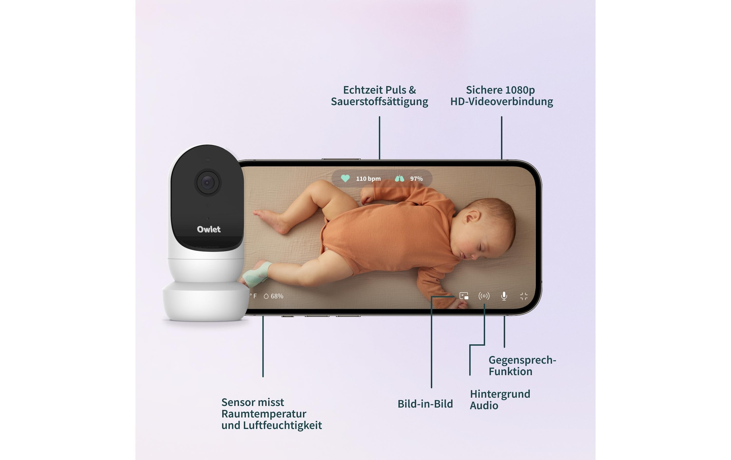 Babyphone »Owlet Dream Sock«