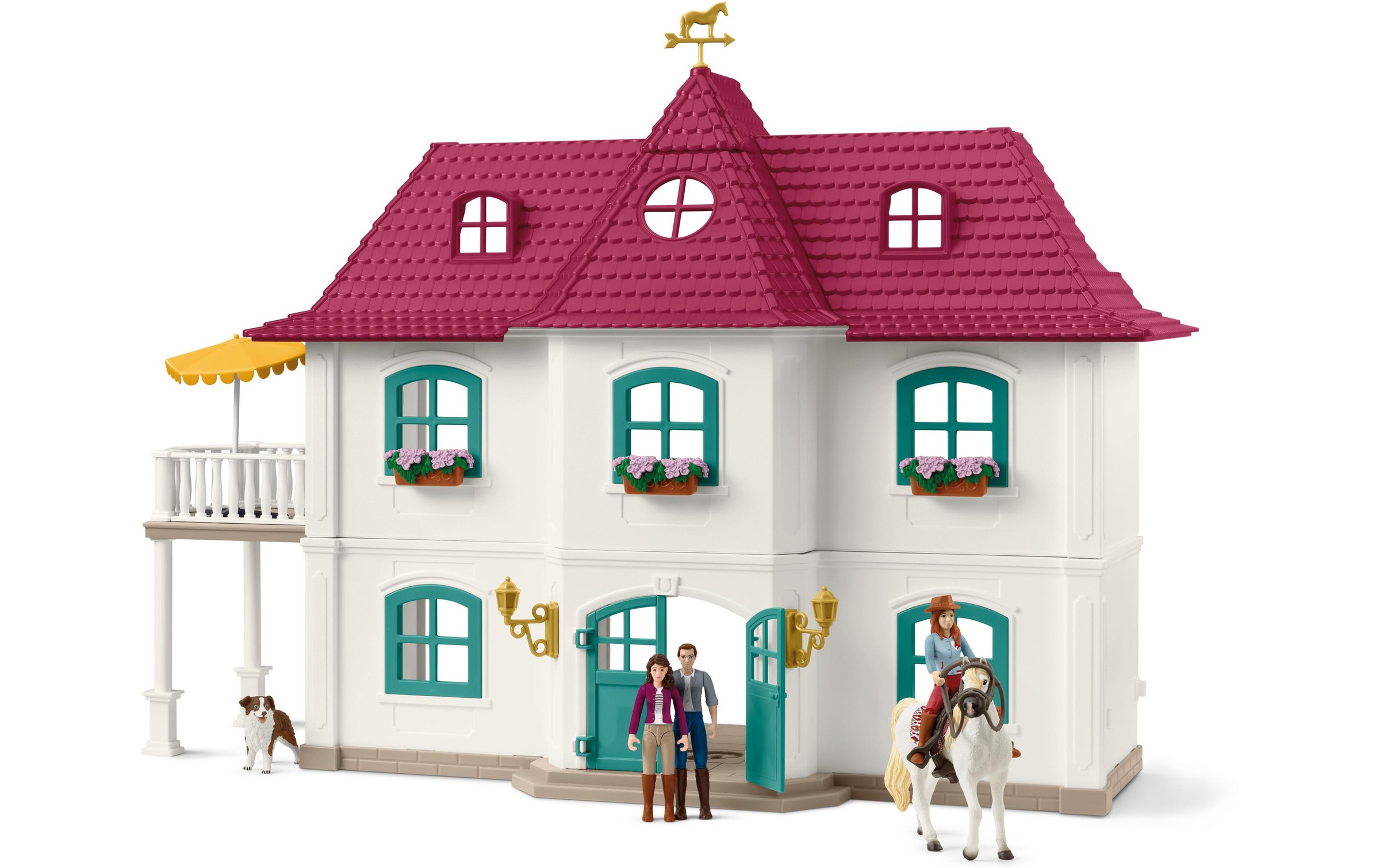 Schleich® Spielfigur »Horse Club Lakeside Pferdehof«