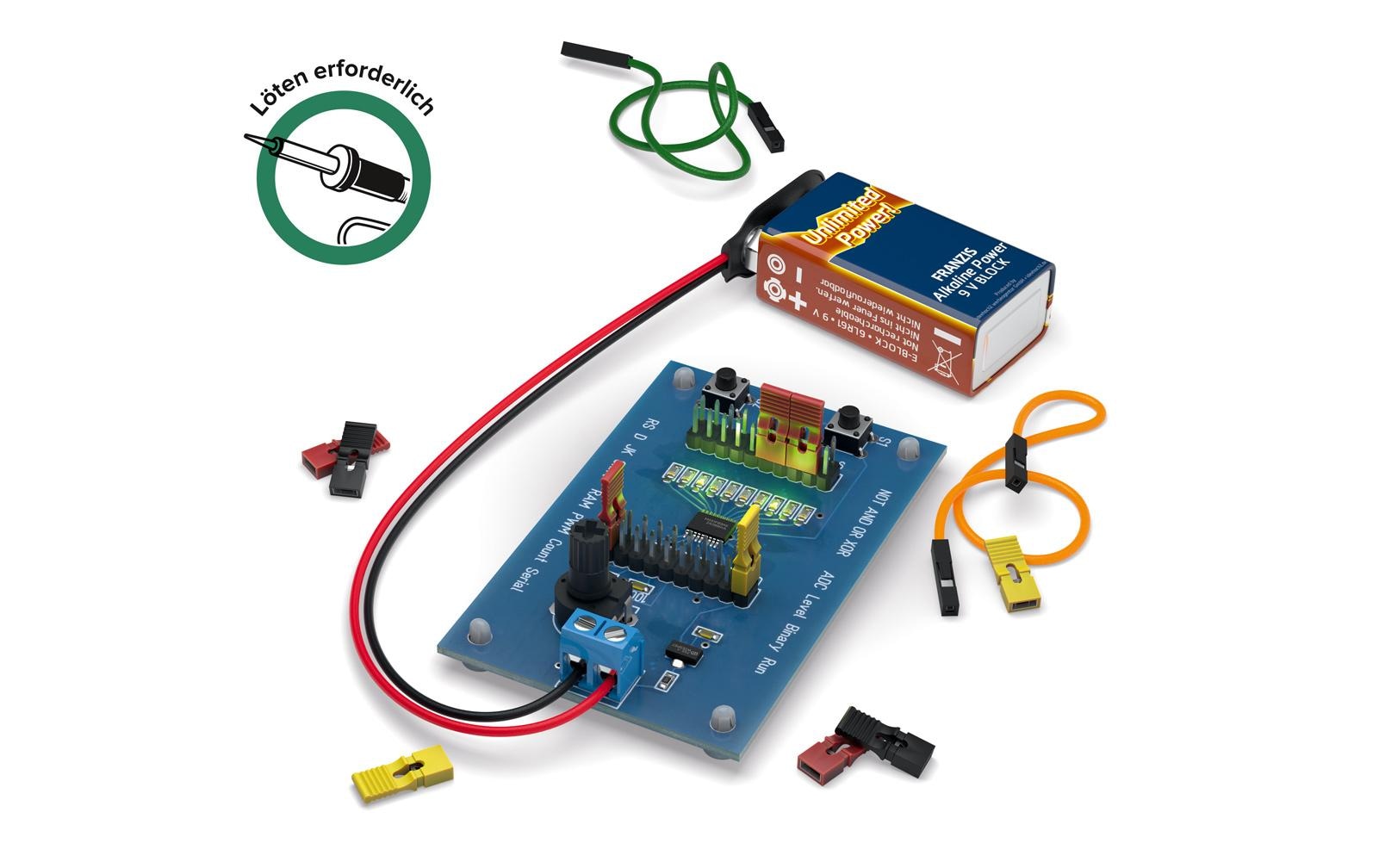 Franzis Coffret d'expérimentation »Grundschaltungen der digitalen Elektronik, Deutsch«