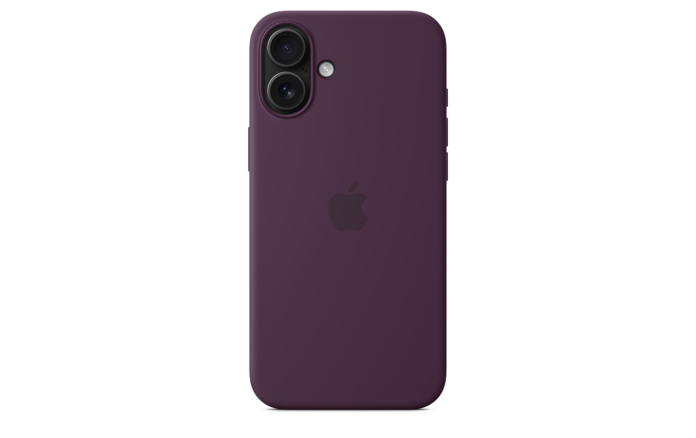 Apple Smartphone Silikon Case mit MagSafe, iPhone 16 Plus, Pflaume