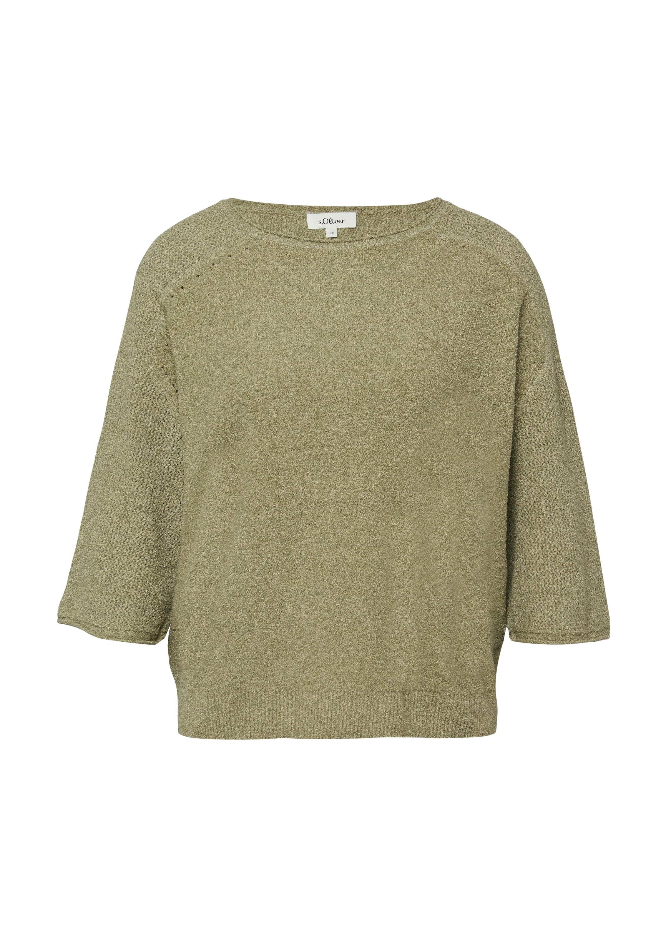 s.Oliver Pull en tricot 3/4-Arm mit Rundhals