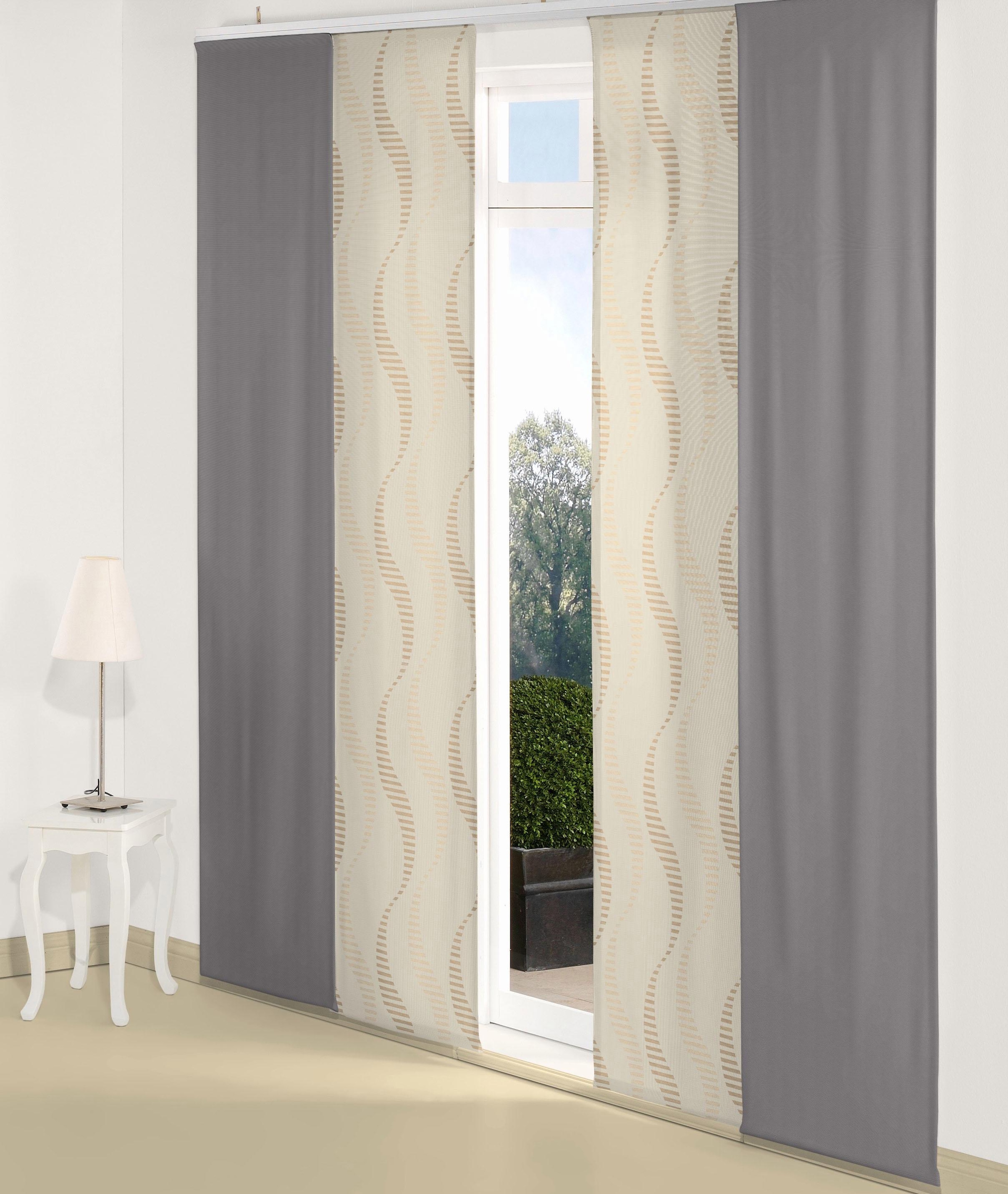 Wirth Schiebegardine »LUPARA« Paneelwagen 1 Stk. tlg. Inkl. Montagezubehör