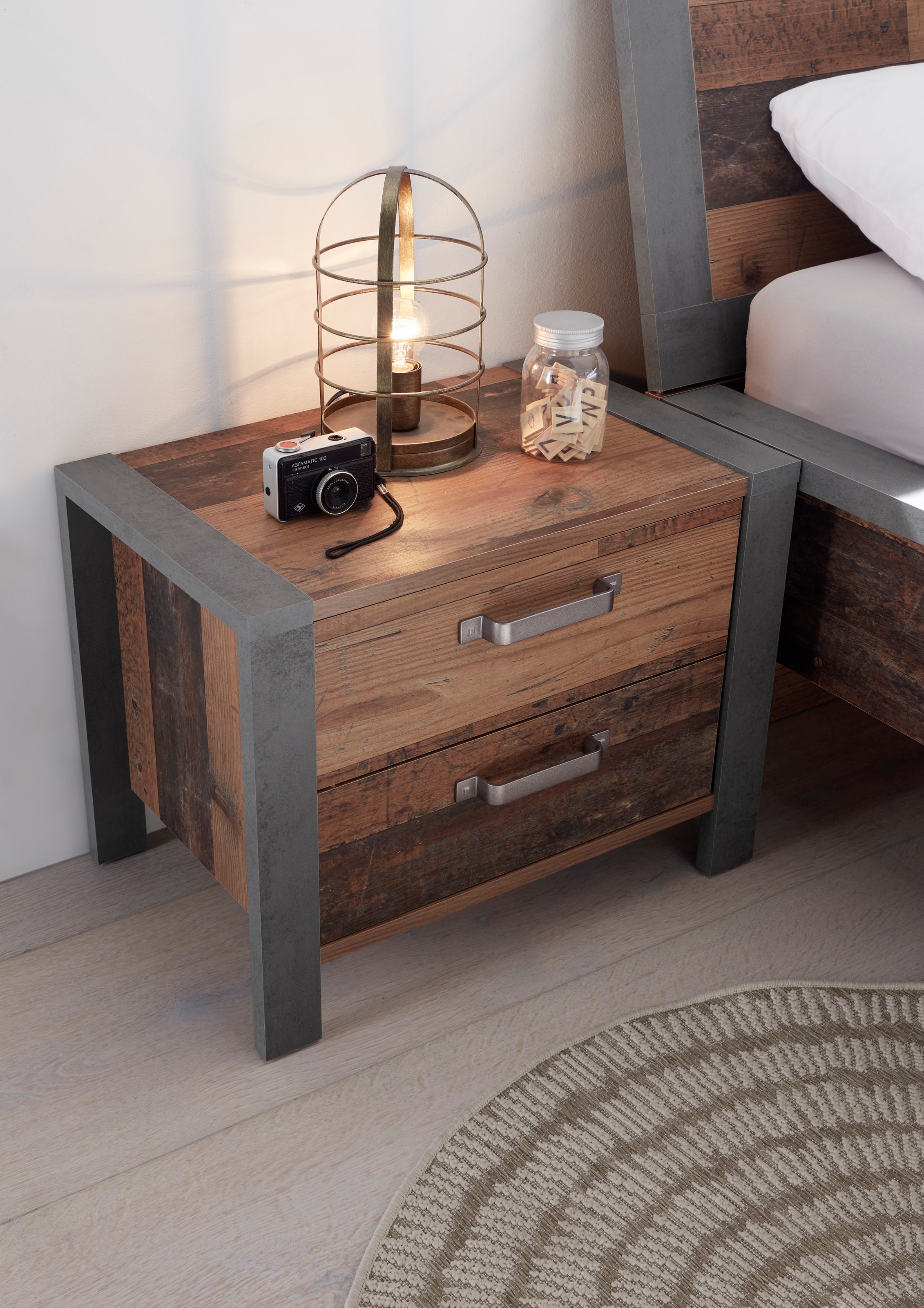 Image of Schlafkontor Nachtkommode »Michel«, im Industrial Look bei Ackermann Versand Schweiz