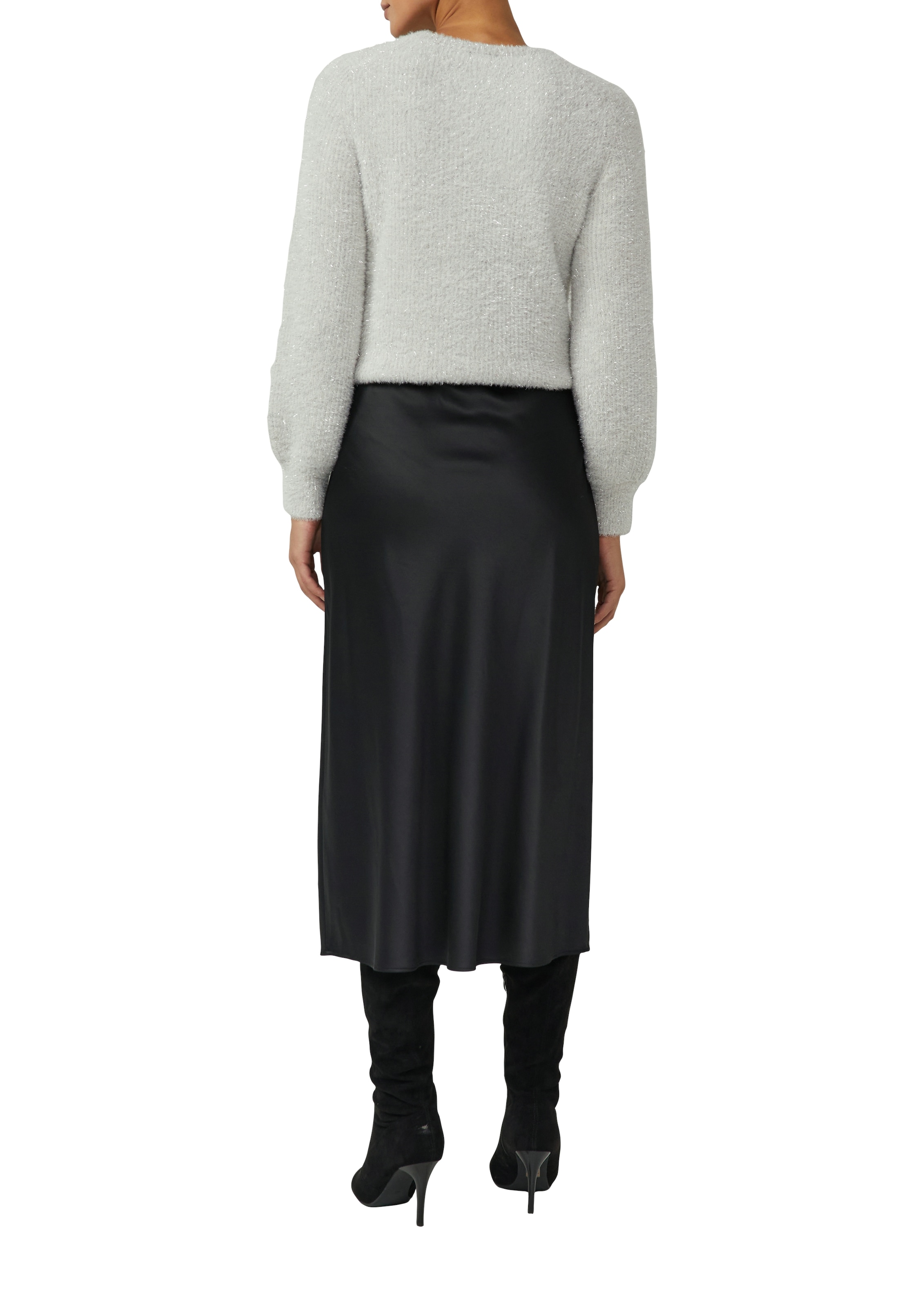 s.Oliver BLACK LABEL Pull en tricot avec bord-côte côtelé