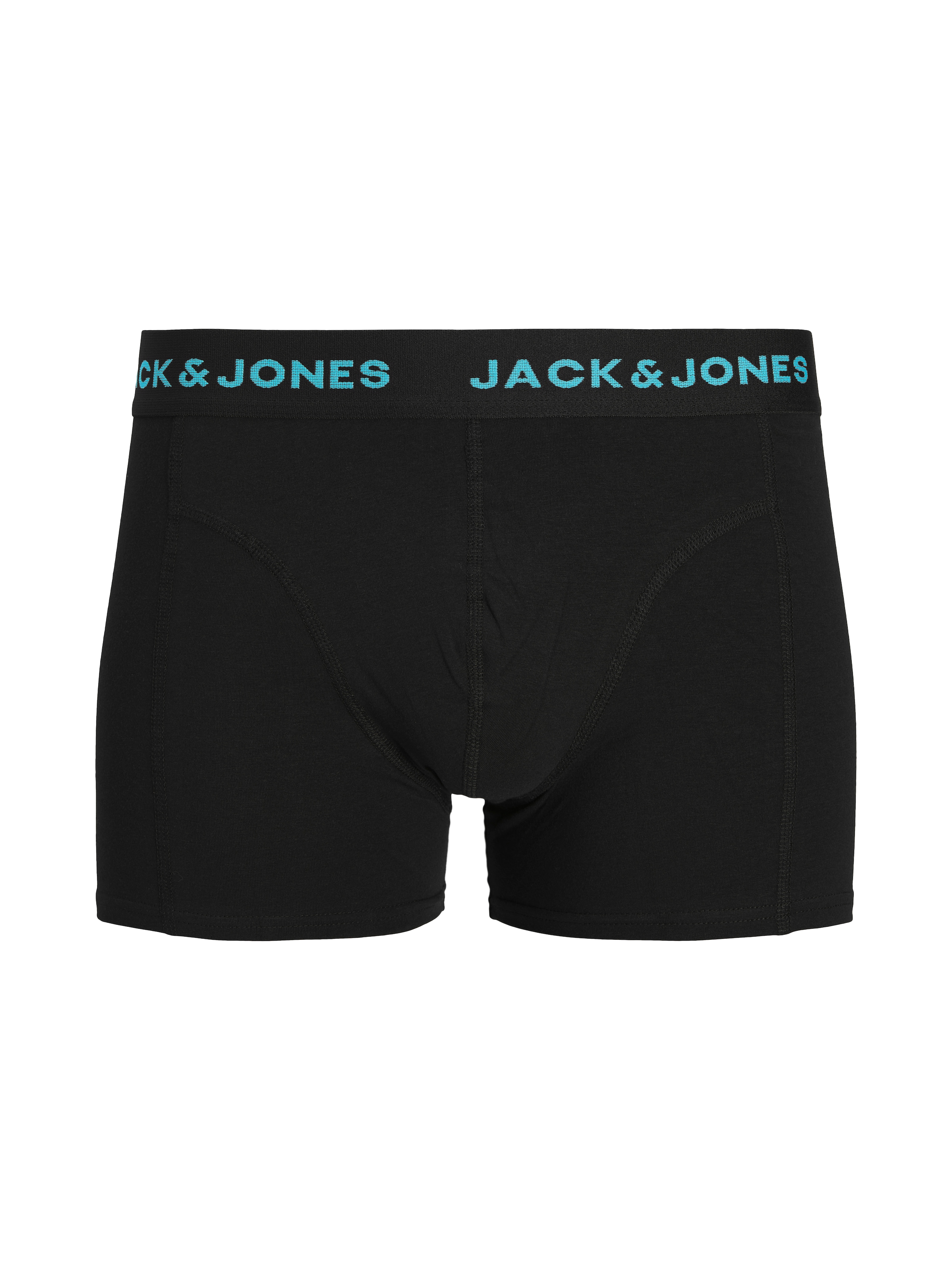Jack & Jones Tronc »JACLAD SOLID TRUNKS 5 PACK« Paquet, 5 cuis mélange de coton, ceinture élastique
