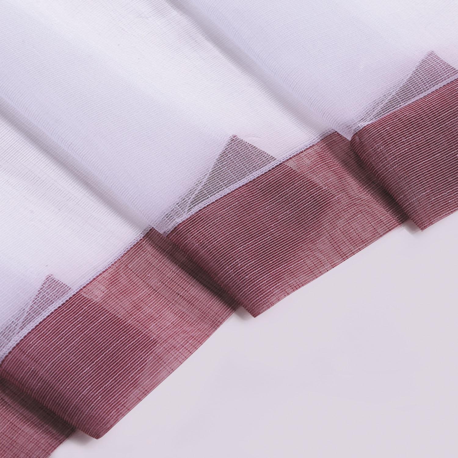 Happy Home Scheibengardine »CARA« Schlaufen 1 Stk. tlg. HxB: 50x150, Webware "Made in Germany"