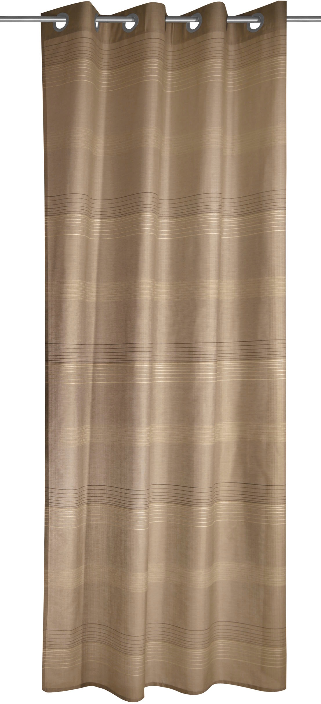 Image of WILLKOMMEN ZUHAUSE by ALBANI GROUP Vorhang »Streifen«, (1 St.), Ösenschal bei Ackermann Versand Schweiz