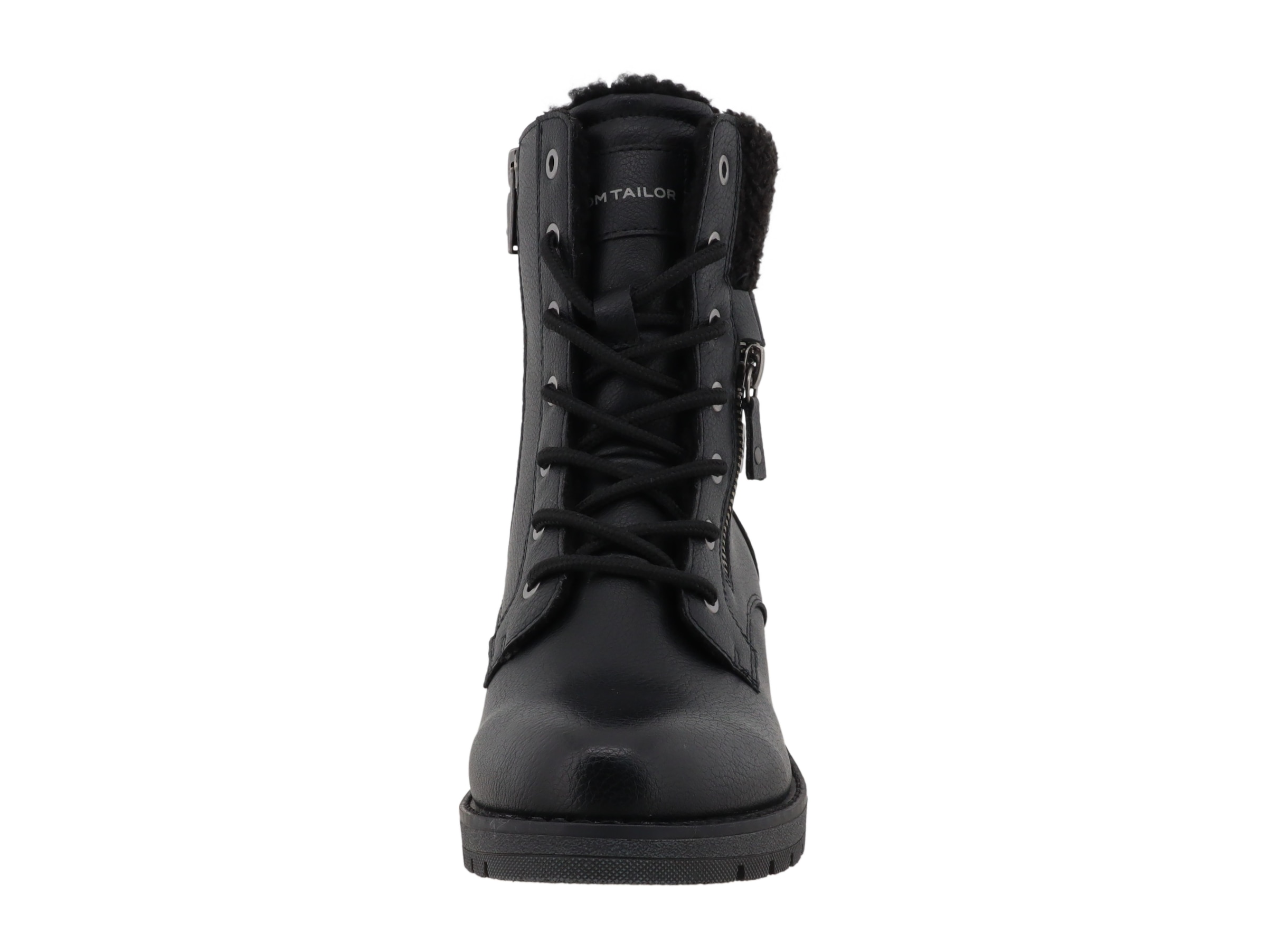 TOM TAILOR Winterstiefelette  Stiefelette, Winterboots mit Blockabsatz