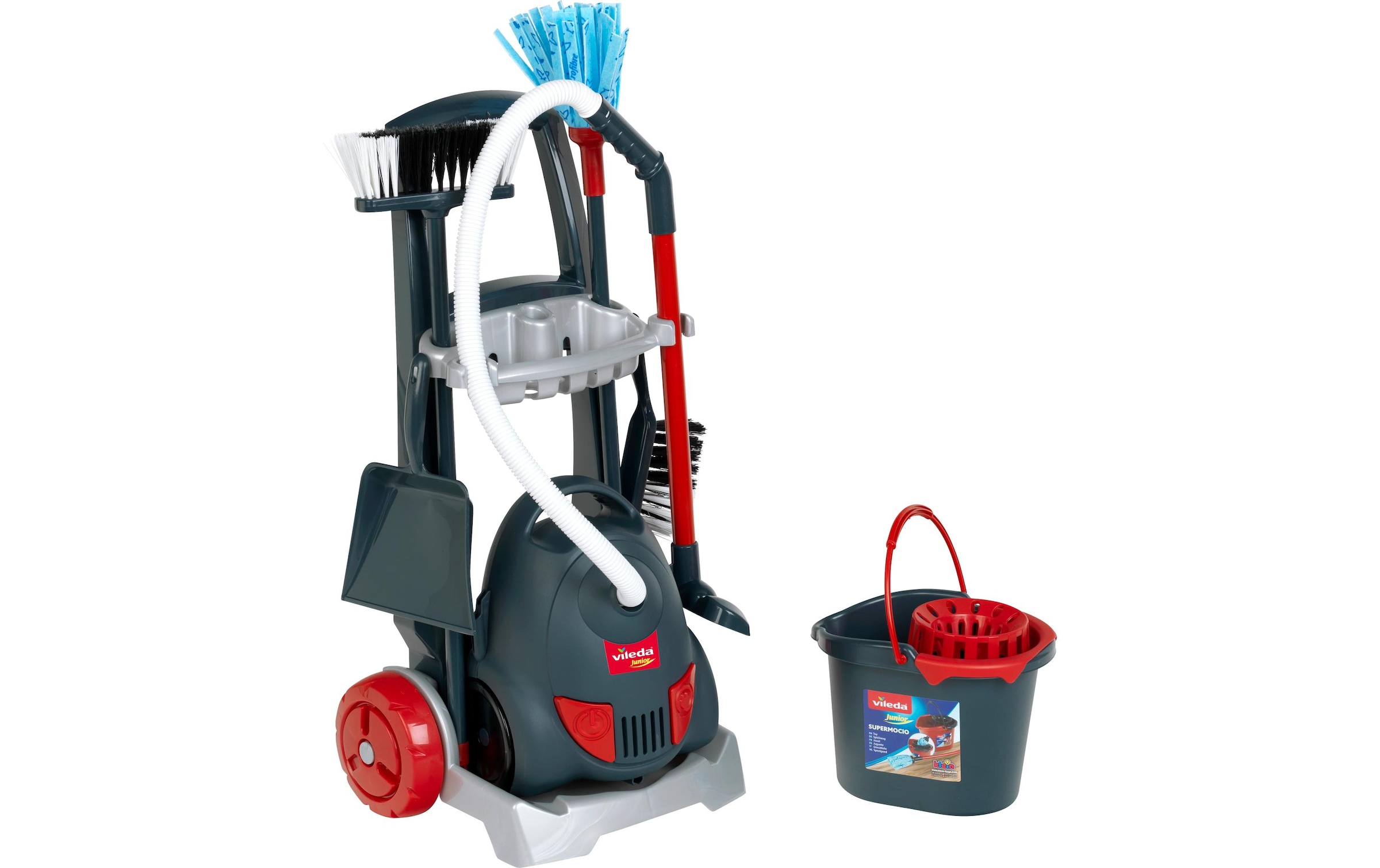   Kinder-Staubsauger »Klein-Toys Vileda mit Putzwagen, 7-tlg.«