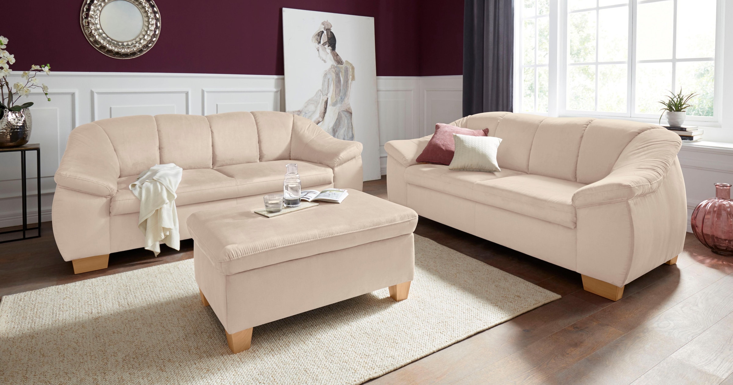 sit&more 3-Sitzer »Santo«, mit Federkern