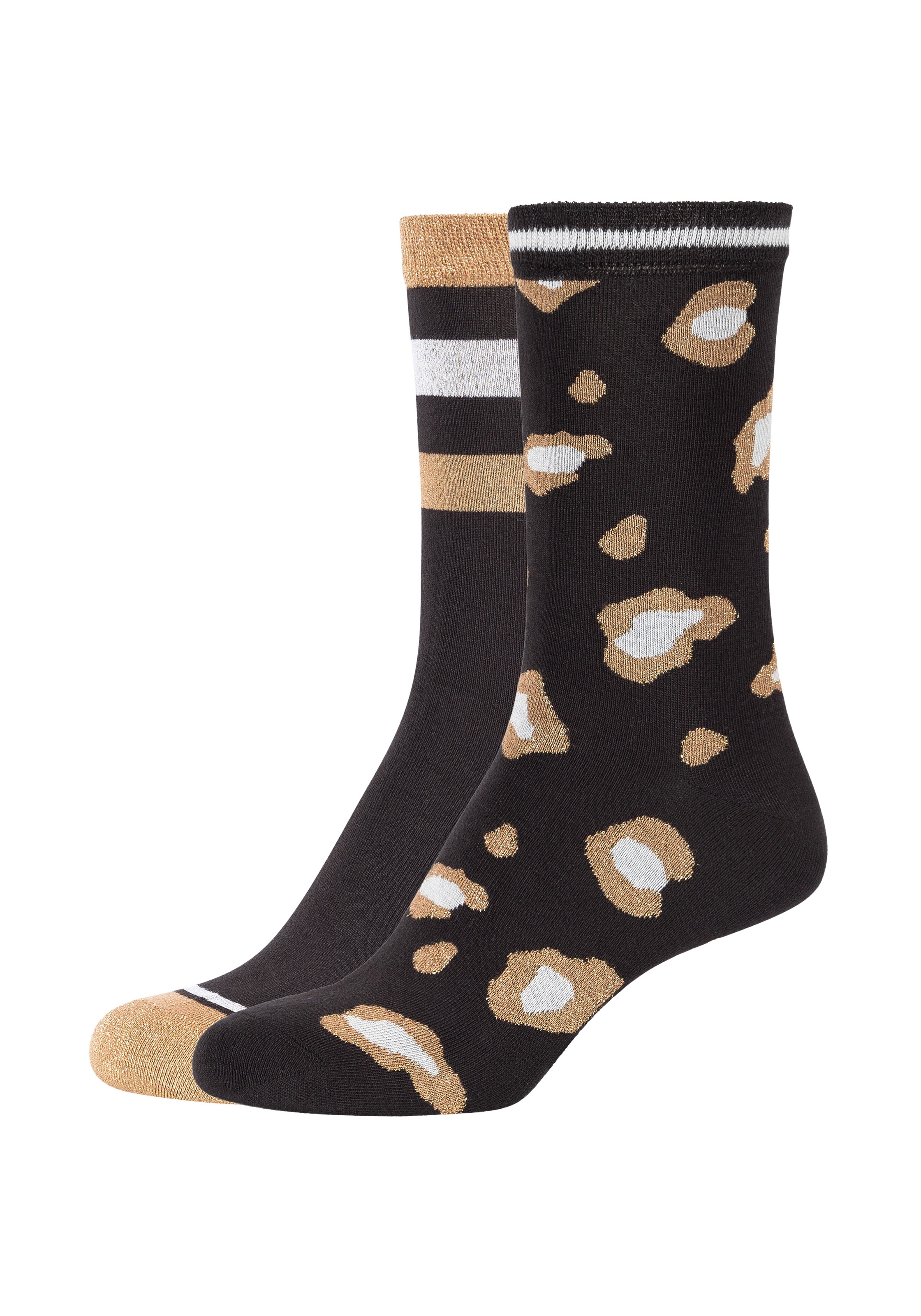 Camano Socken »silky touch«, (4 Paar), mit elastischem Bund