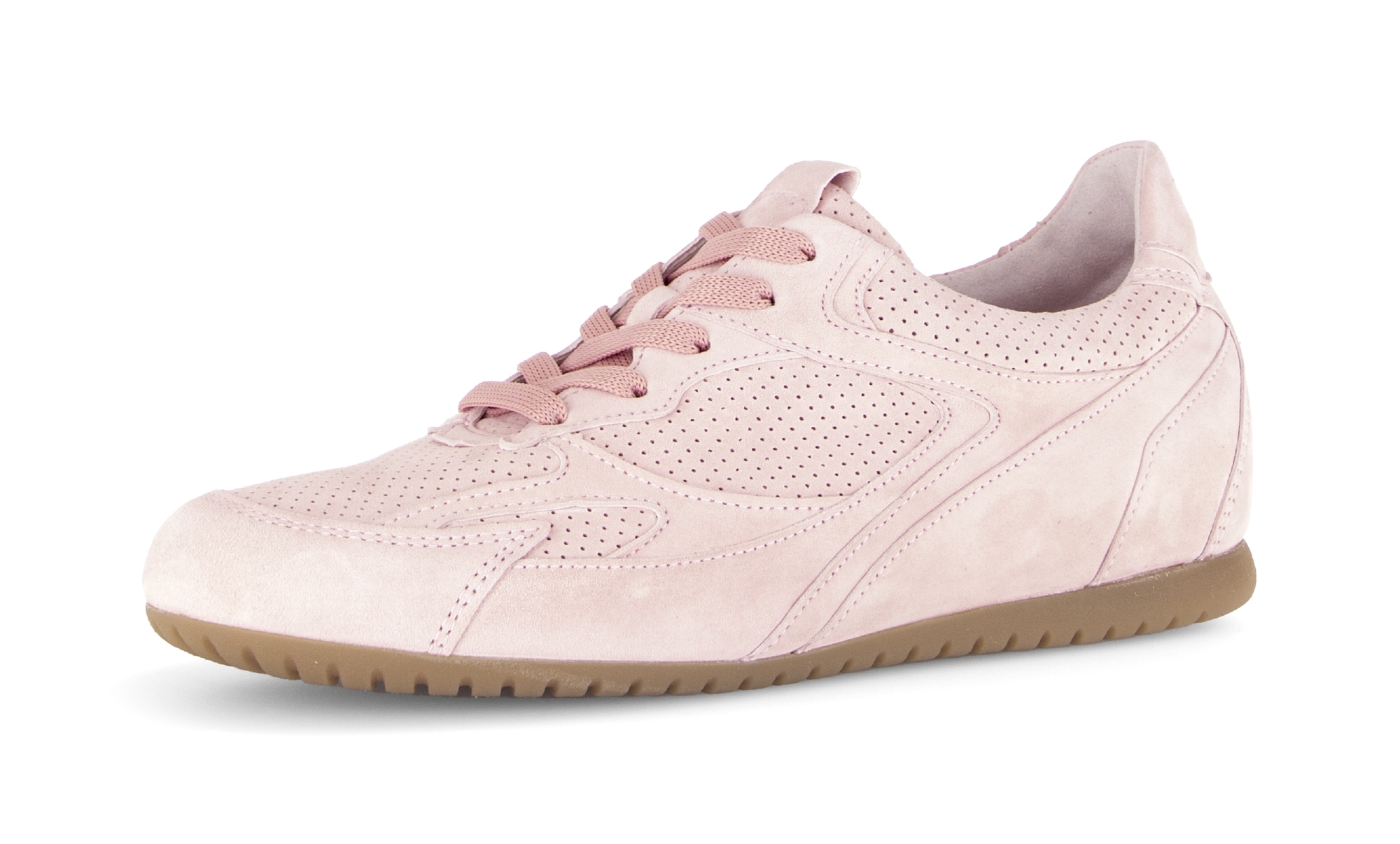 Image of Gabor Sneaker "DAVOS" Freizeitschuh, Halbschuh, Schnürschuh mit Lochmuster, G-Weite