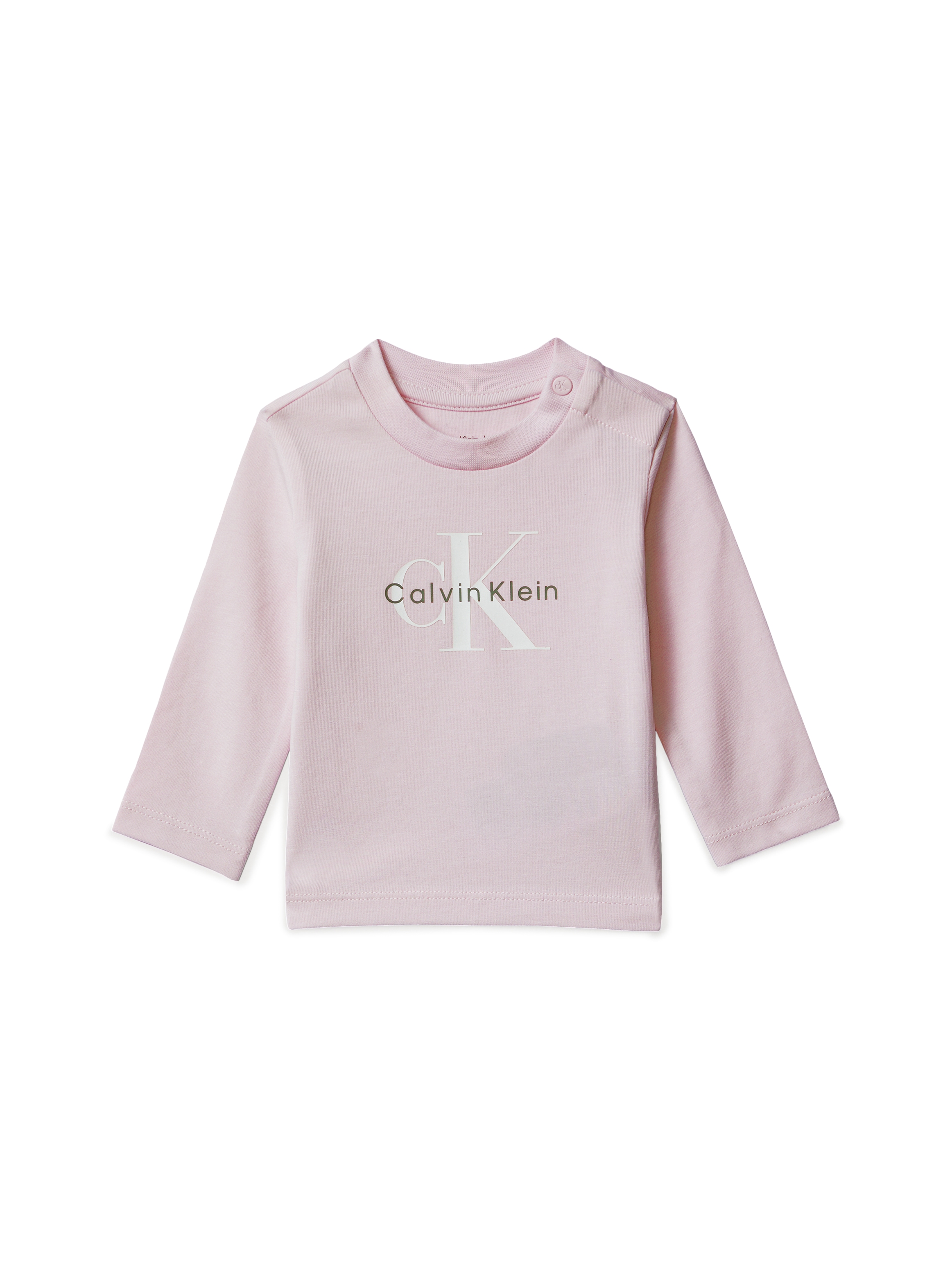 Calvin Klein Jeans Langarmshirt »MONOGRAM LS T-SHIRT«, für Babys bis 2 Jahre, Logo-Druck