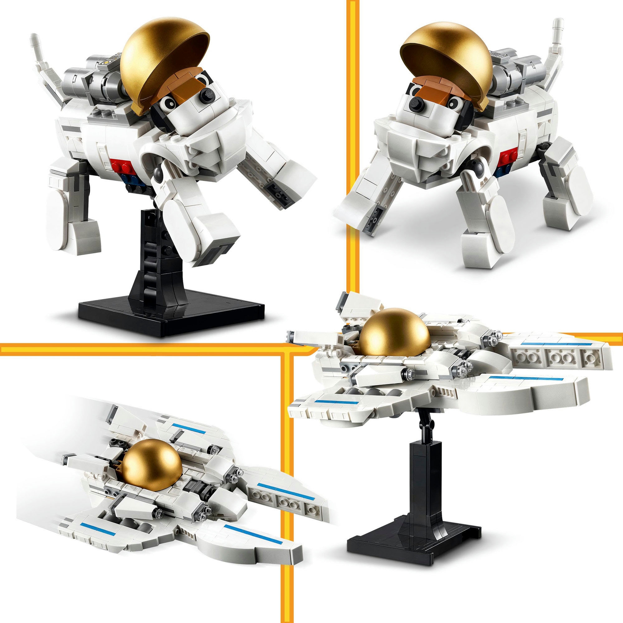 LEGO® Konstruktionsspielsteine »Astronaut im Weltraum (31152), LEGO Creator 3in1« Made in Europe