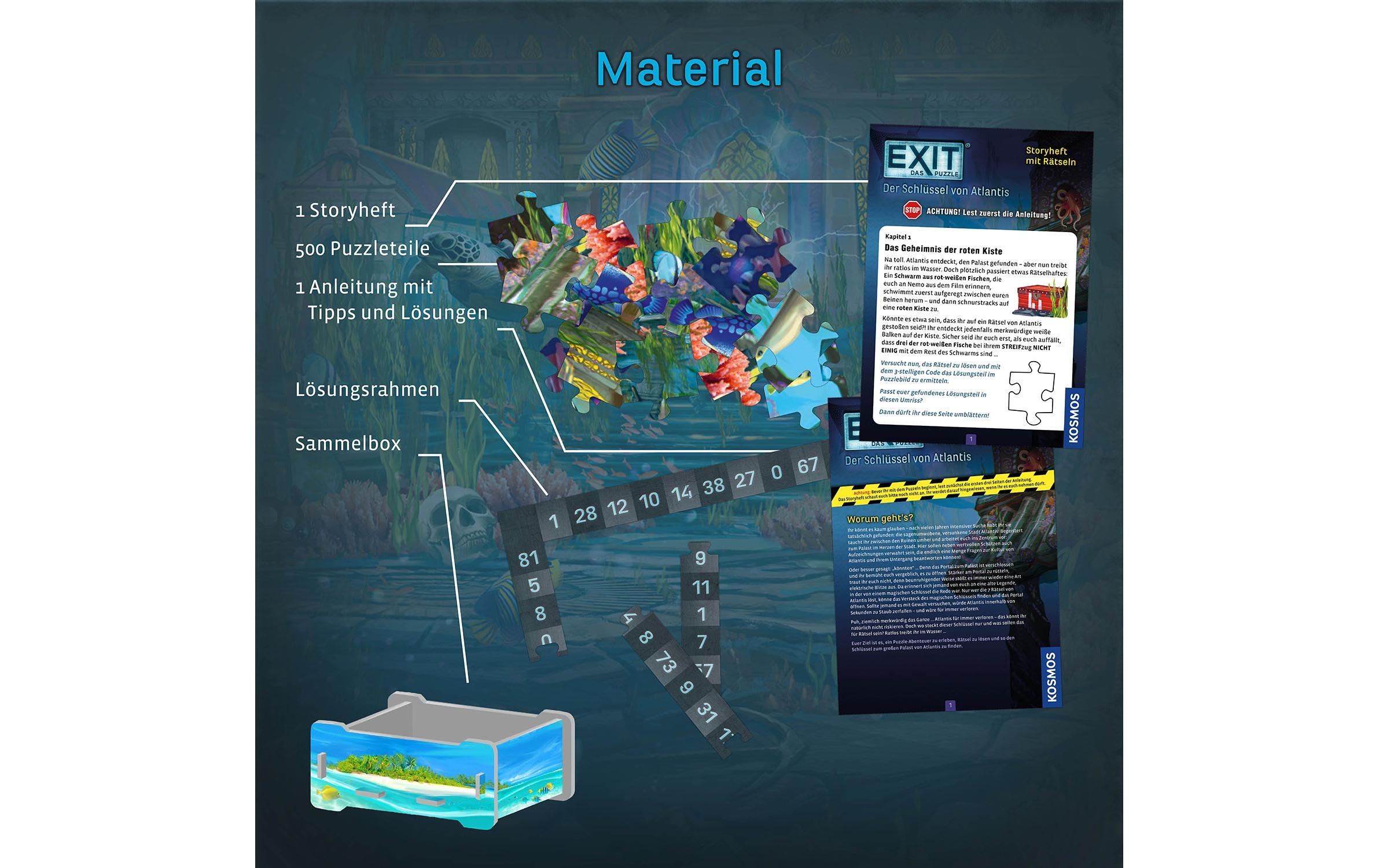 Kosmos Puzzle »– Das Puzzle: Der Schlüssel von Atlantis -DE-«