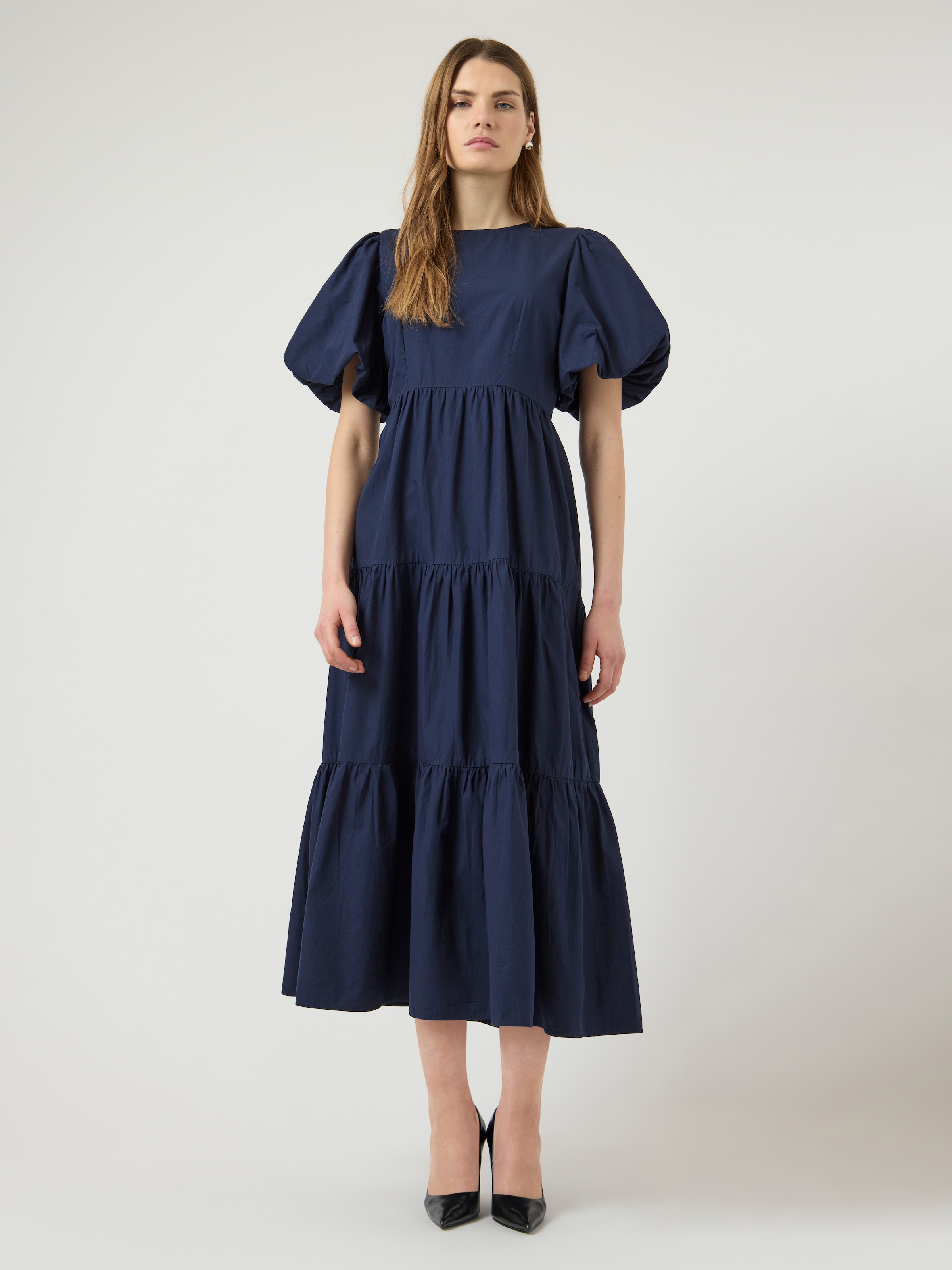 Y.A.S Robe midi »YASCOLEA SS ANKLE DRESS S. NOOS« robe d'été, coton, longueur cheville
